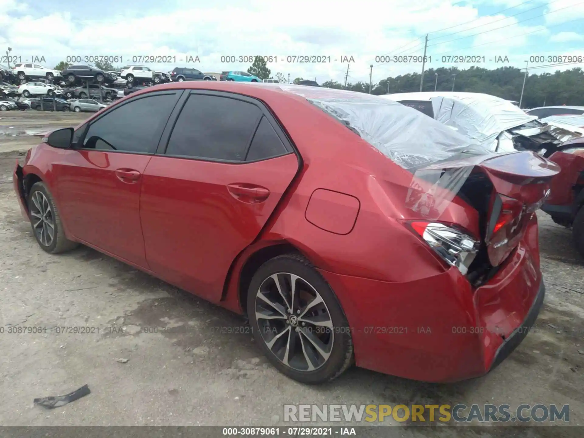 3 Photograph of a damaged car 5YFBURHE1KP934162 TOYOTA COROLLA 2019