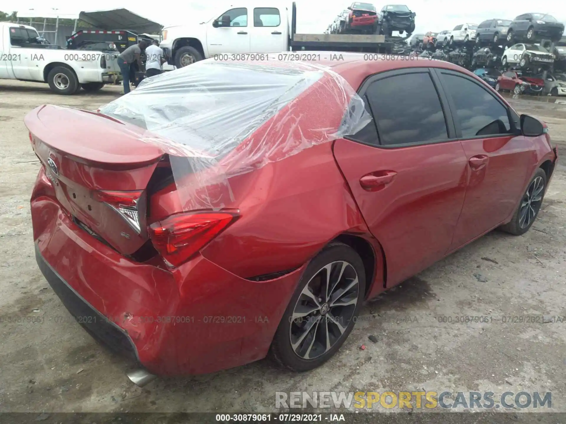 4 Photograph of a damaged car 5YFBURHE1KP934162 TOYOTA COROLLA 2019