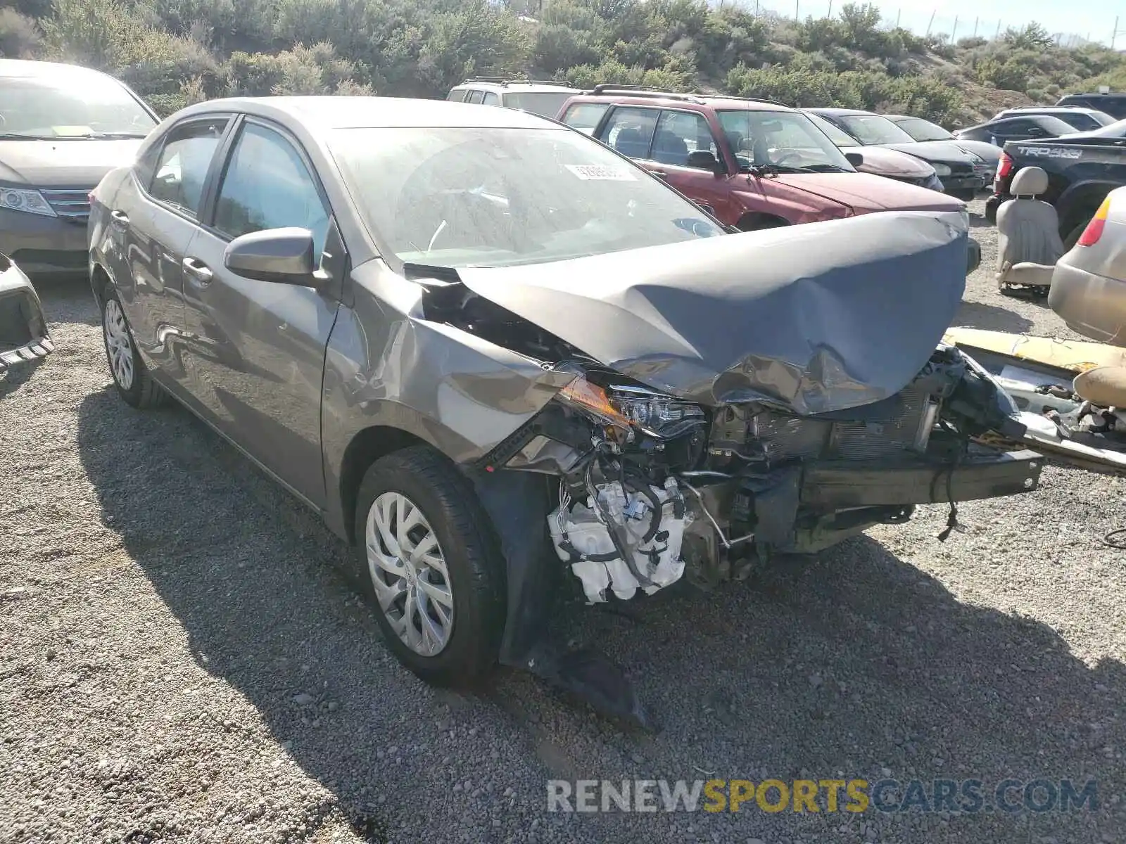 1 Photograph of a damaged car 5YFBURHE1KP934663 TOYOTA COROLLA 2019