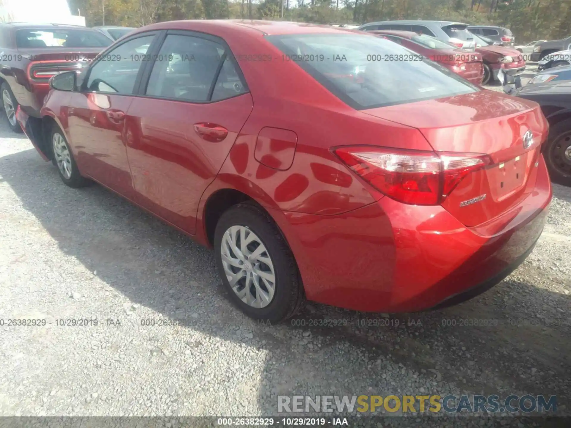 3 Photograph of a damaged car 5YFBURHE1KP934775 TOYOTA COROLLA 2019