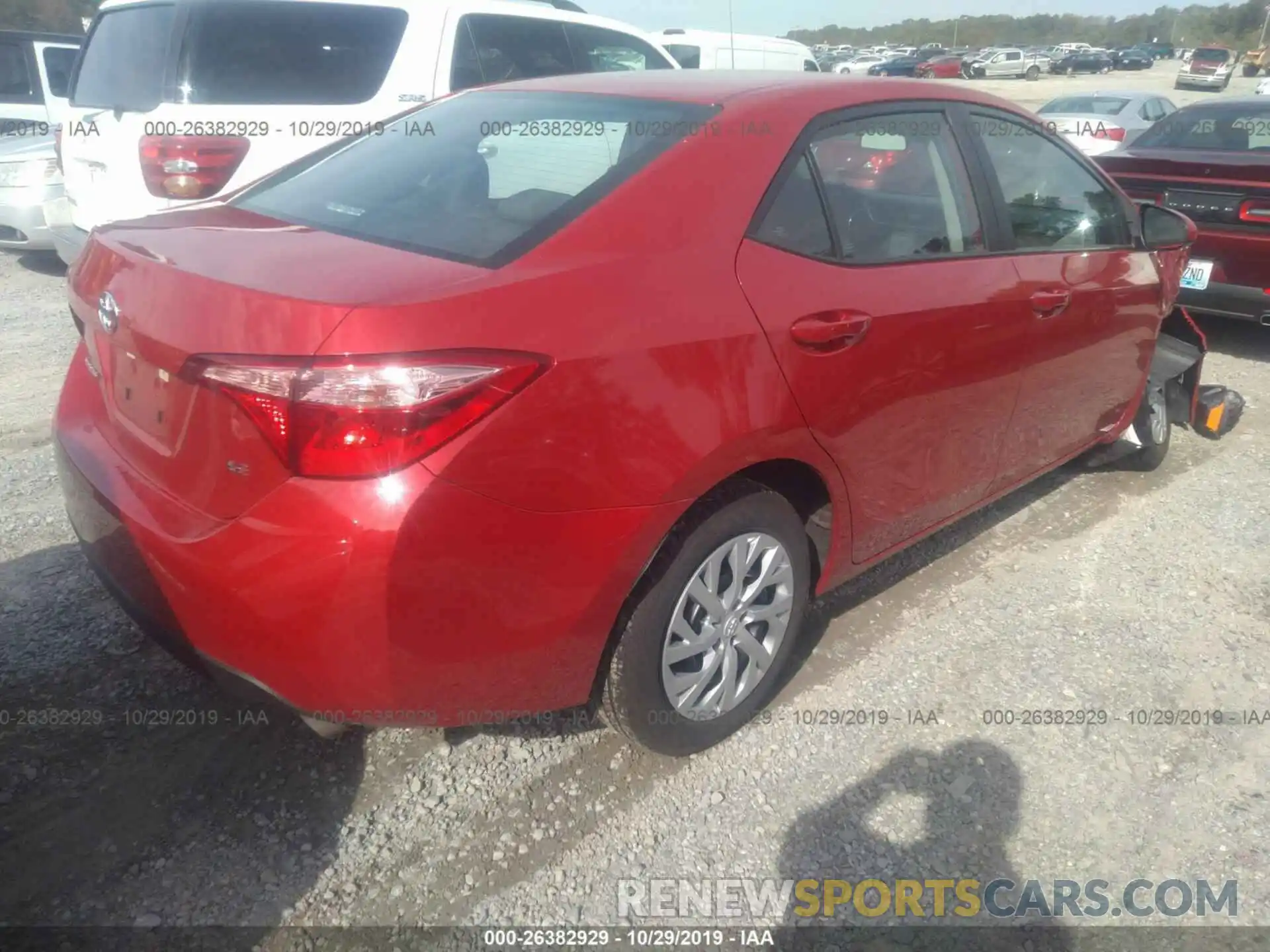 4 Photograph of a damaged car 5YFBURHE1KP934775 TOYOTA COROLLA 2019