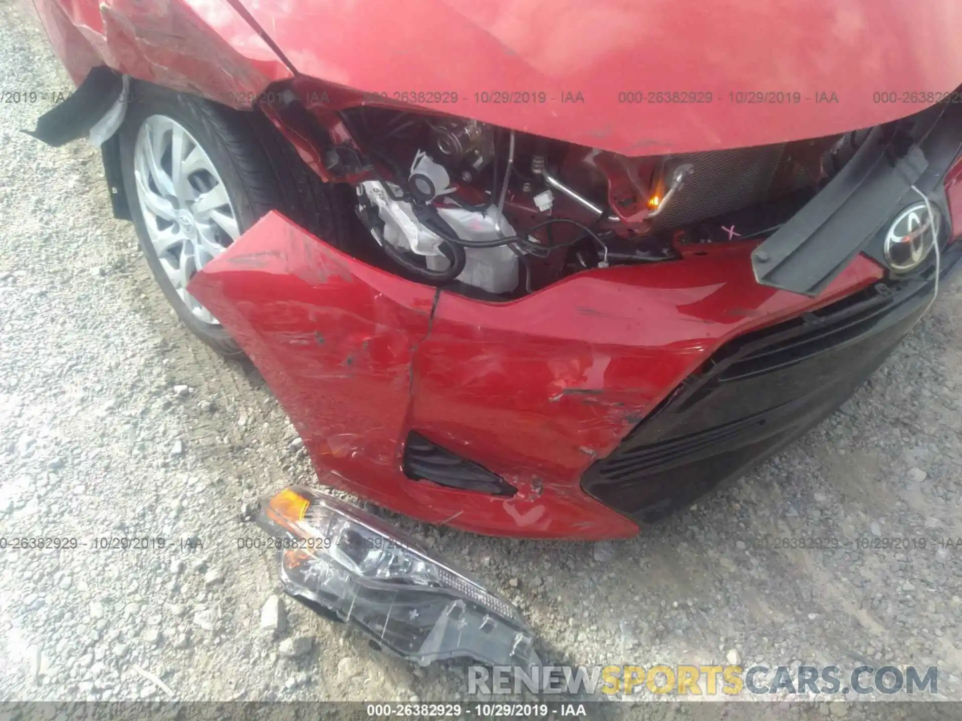 6 Photograph of a damaged car 5YFBURHE1KP934775 TOYOTA COROLLA 2019