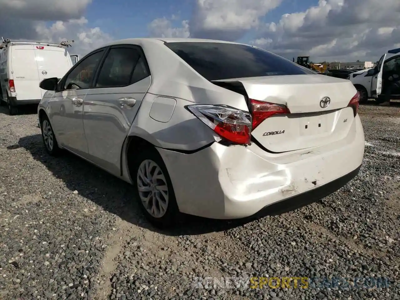 3 Photograph of a damaged car 5YFBURHE1KP934954 TOYOTA COROLLA 2019