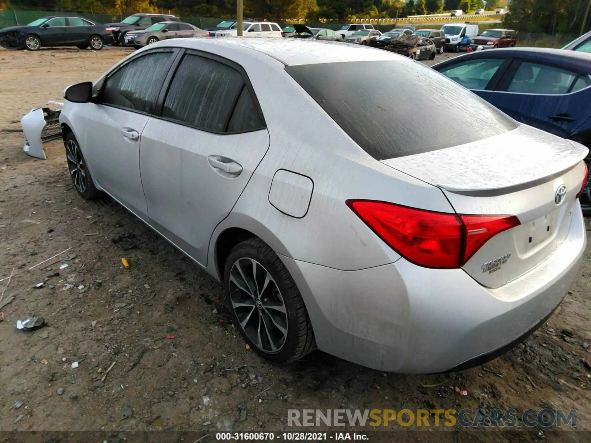 3 Photograph of a damaged car 5YFBURHE1KP935196 TOYOTA COROLLA 2019