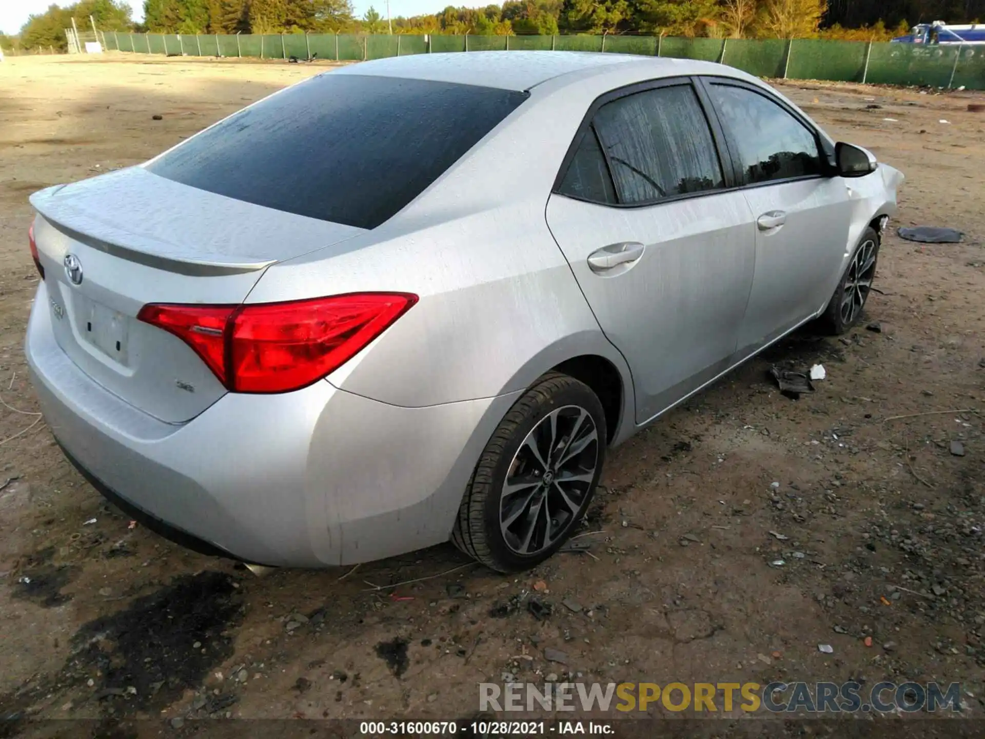 4 Photograph of a damaged car 5YFBURHE1KP935196 TOYOTA COROLLA 2019