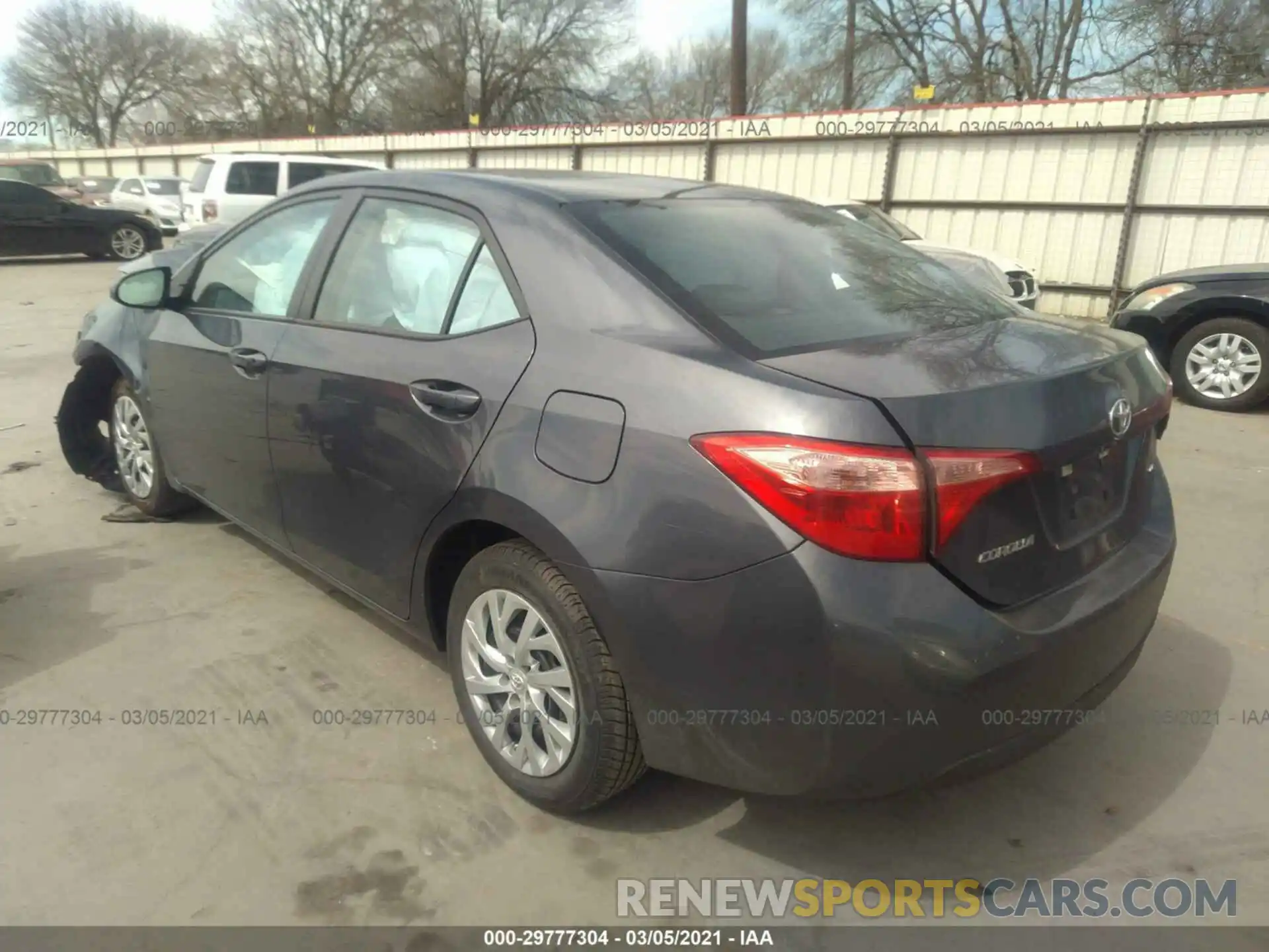 3 Photograph of a damaged car 5YFBURHE1KP935229 TOYOTA COROLLA 2019