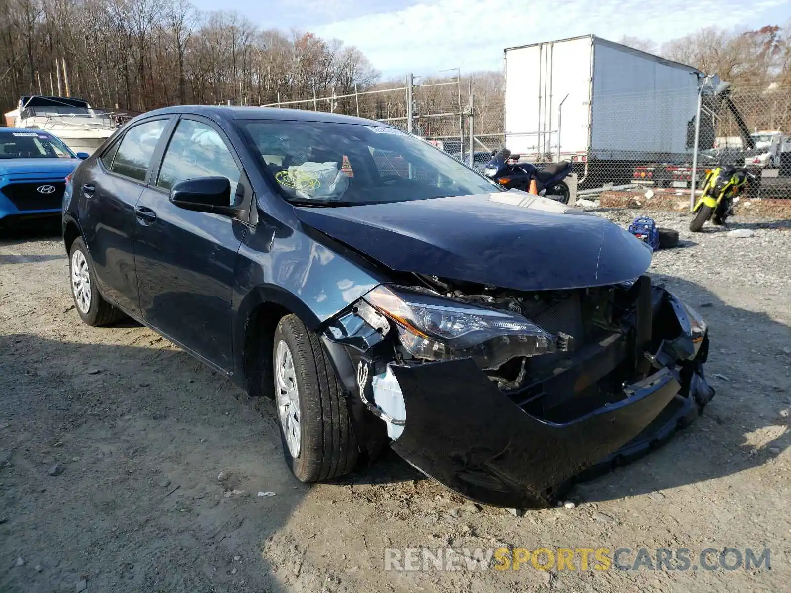 1 Photograph of a damaged car 5YFBURHE1KP935313 TOYOTA COROLLA 2019