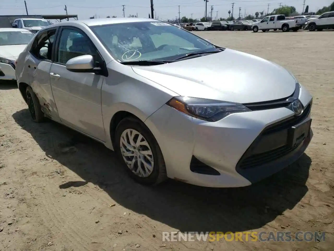 1 Photograph of a damaged car 5YFBURHE1KP935666 TOYOTA COROLLA 2019