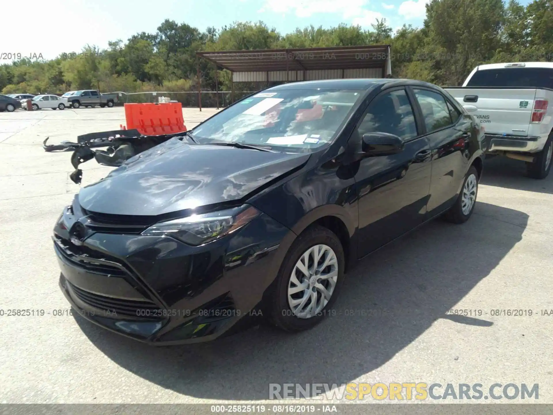 2 Photograph of a damaged car 5YFBURHE1KP935764 TOYOTA COROLLA 2019