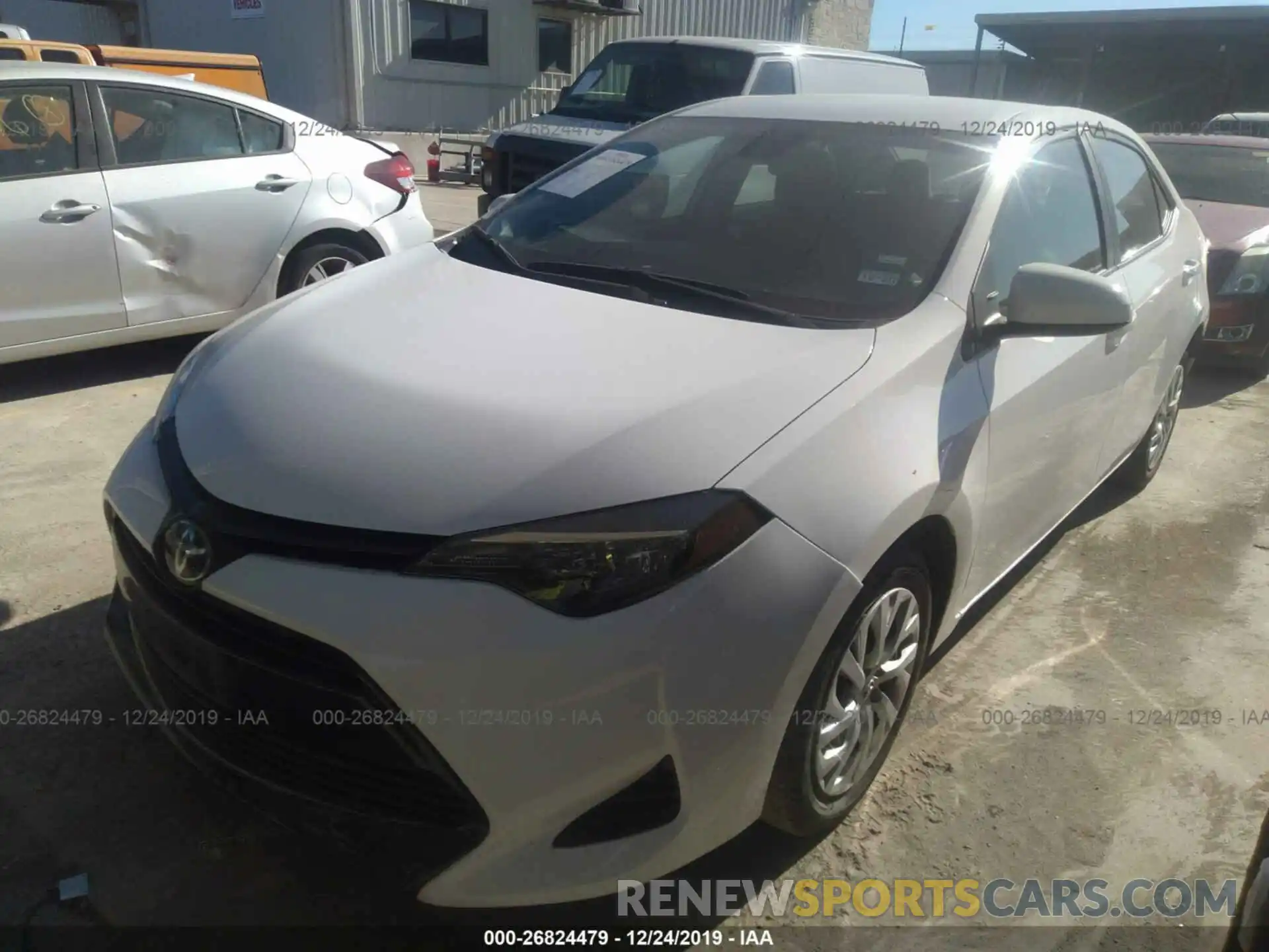 2 Photograph of a damaged car 5YFBURHE1KP935862 TOYOTA COROLLA 2019