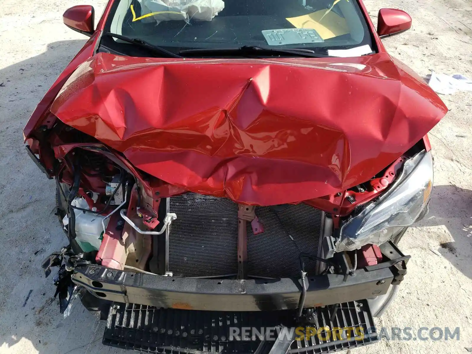 7 Photograph of a damaged car 5YFBURHE1KP936008 TOYOTA COROLLA 2019