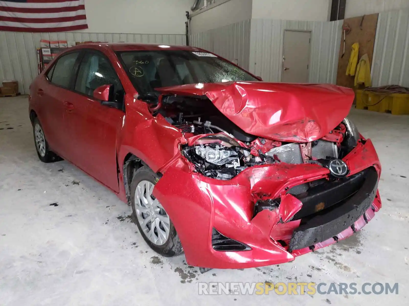 1 Photograph of a damaged car 5YFBURHE1KP936123 TOYOTA COROLLA 2019