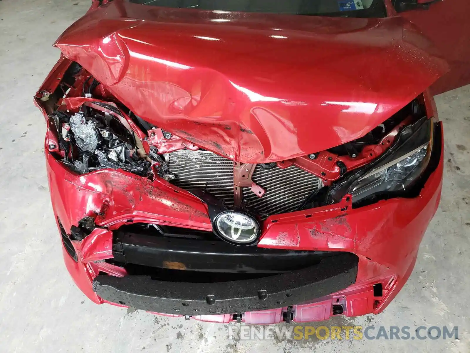 7 Photograph of a damaged car 5YFBURHE1KP936123 TOYOTA COROLLA 2019