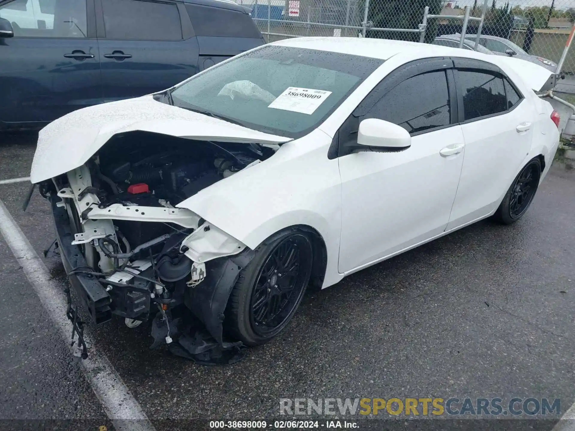 2 Photograph of a damaged car 5YFBURHE1KP936249 TOYOTA COROLLA 2019