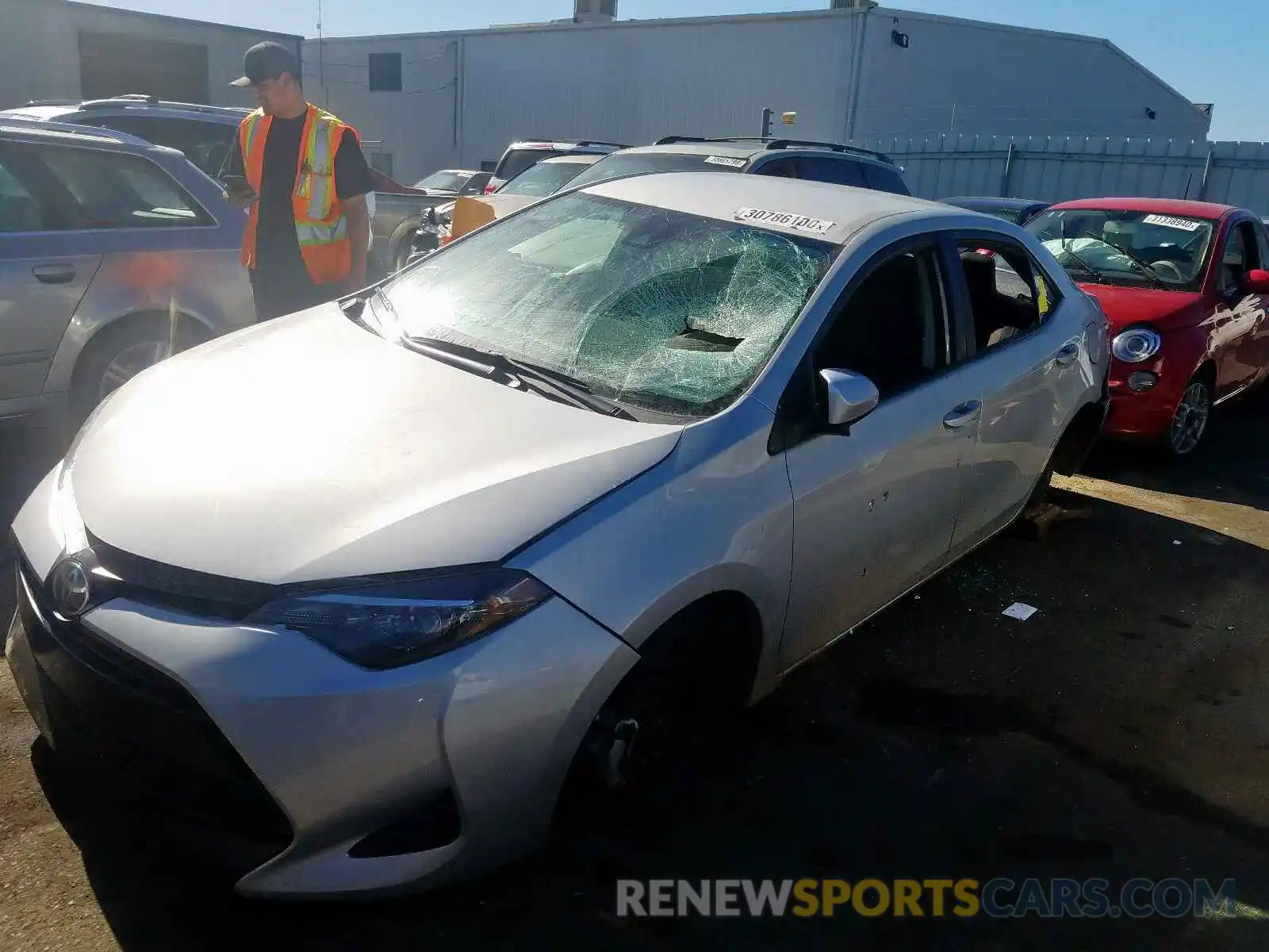 9 Photograph of a damaged car 5YFBURHE1KP936252 TOYOTA COROLLA 2019