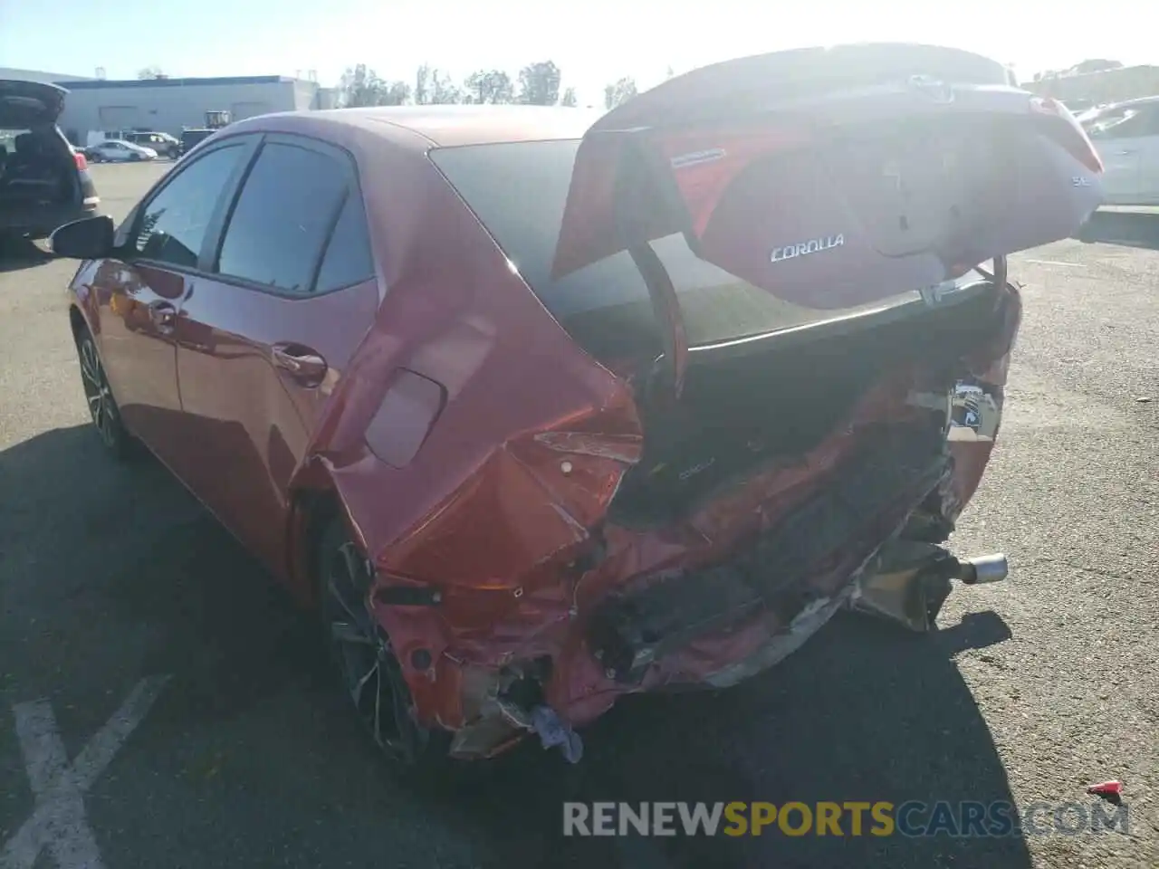 3 Photograph of a damaged car 5YFBURHE1KP936655 TOYOTA COROLLA 2019