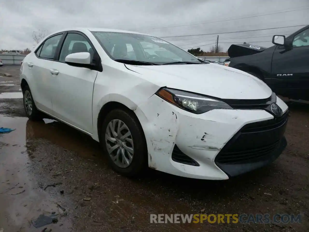 1 Photograph of a damaged car 5YFBURHE1KP936686 TOYOTA COROLLA 2019