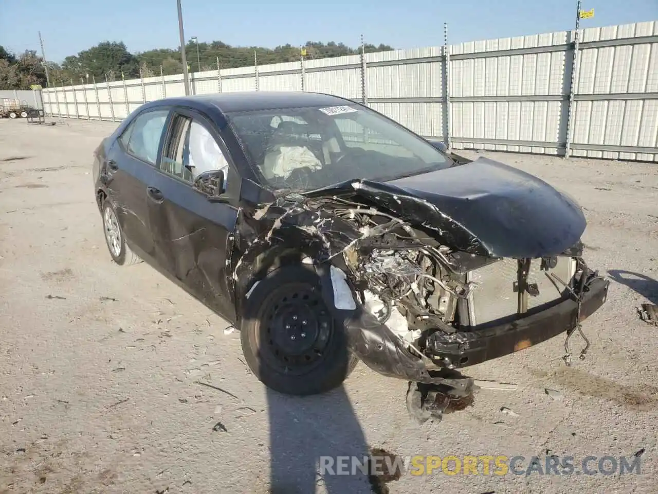 1 Photograph of a damaged car 5YFBURHE1KP937109 TOYOTA COROLLA 2019