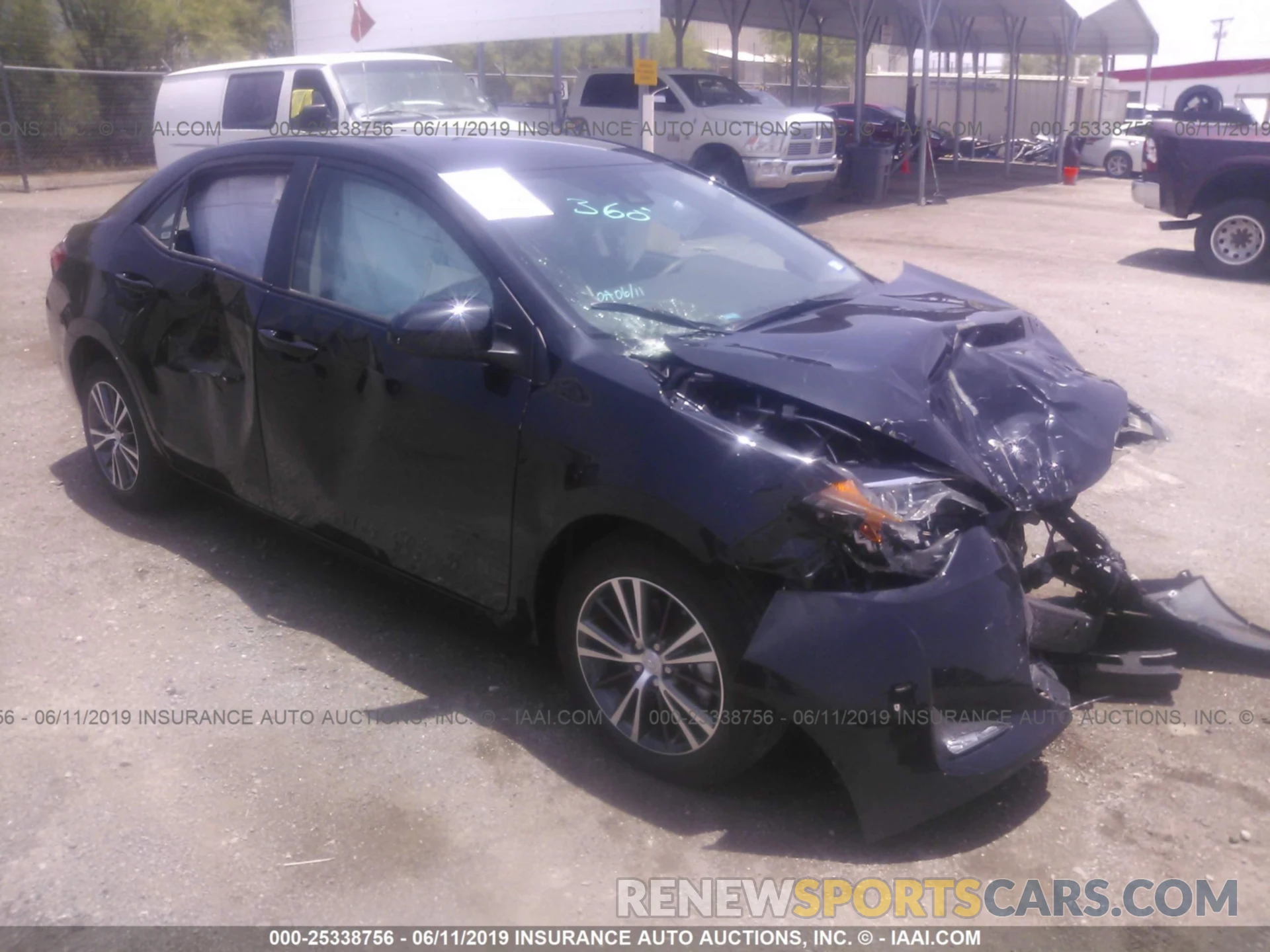 1 Photograph of a damaged car 5YFBURHE1KP937224 TOYOTA COROLLA 2019