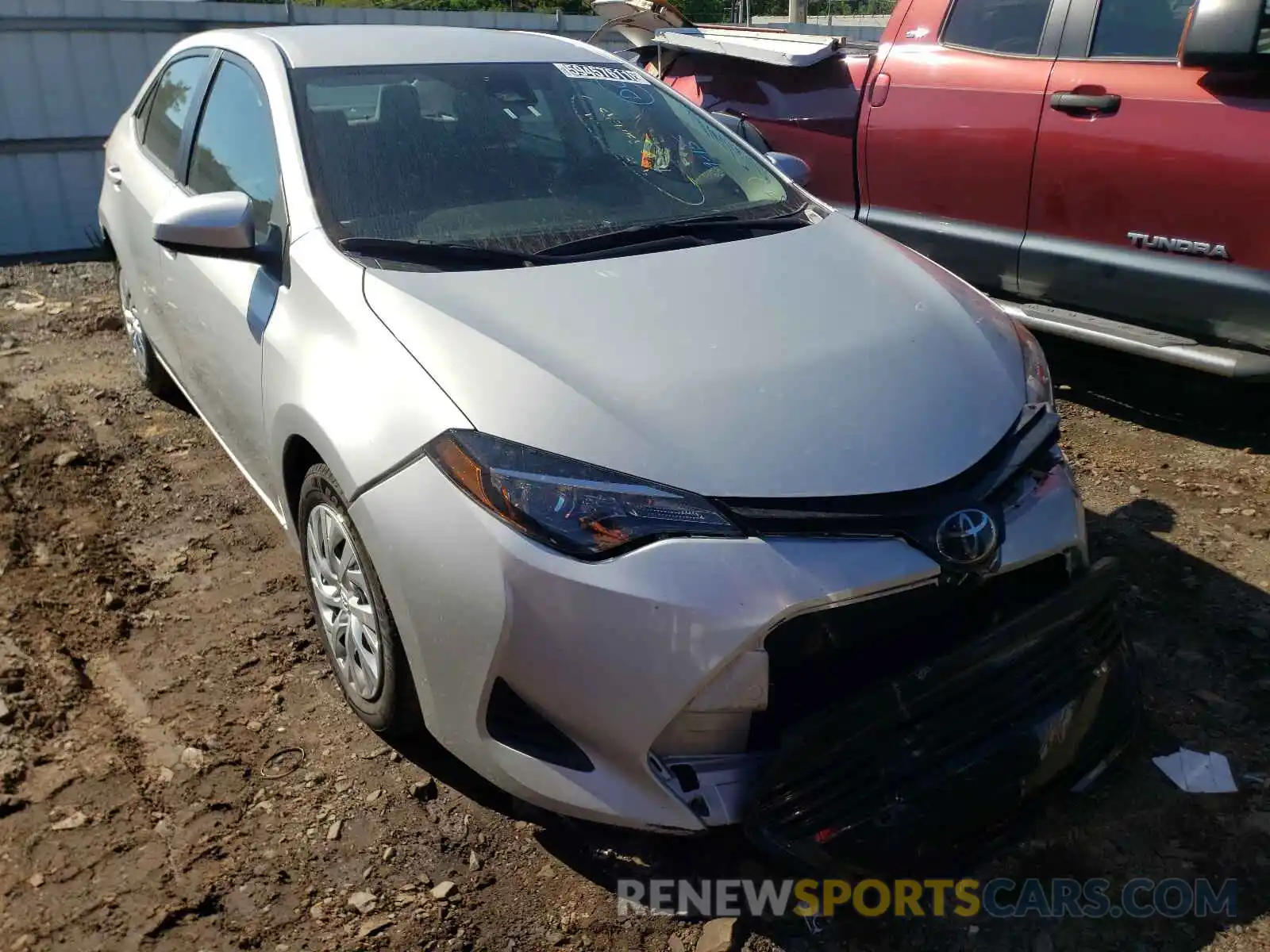 1 Photograph of a damaged car 5YFBURHE1KP937434 TOYOTA COROLLA 2019