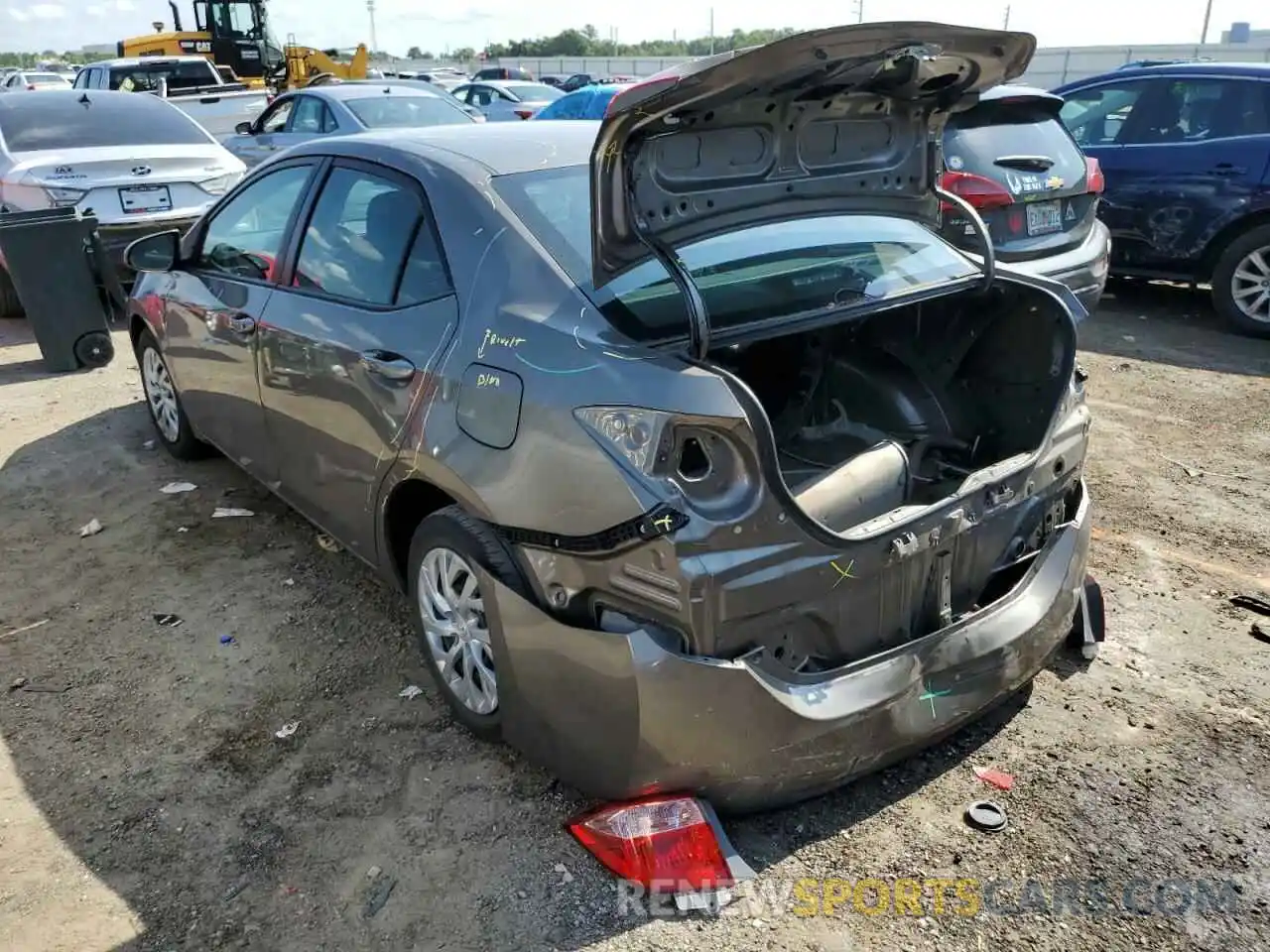 3 Фотография поврежденного автомобиля 5YFBURHE1KP937546 TOYOTA COROLLA 2019