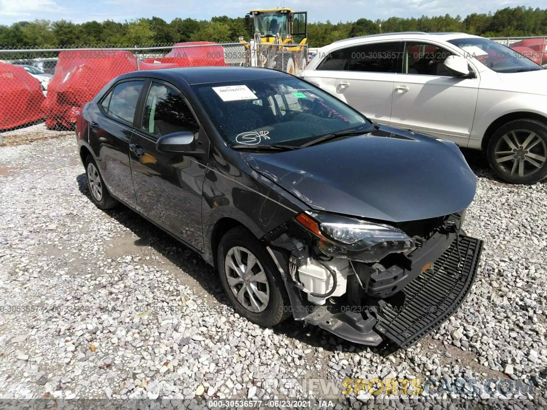 1 Photograph of a damaged car 5YFBURHE1KP937594 TOYOTA COROLLA 2019