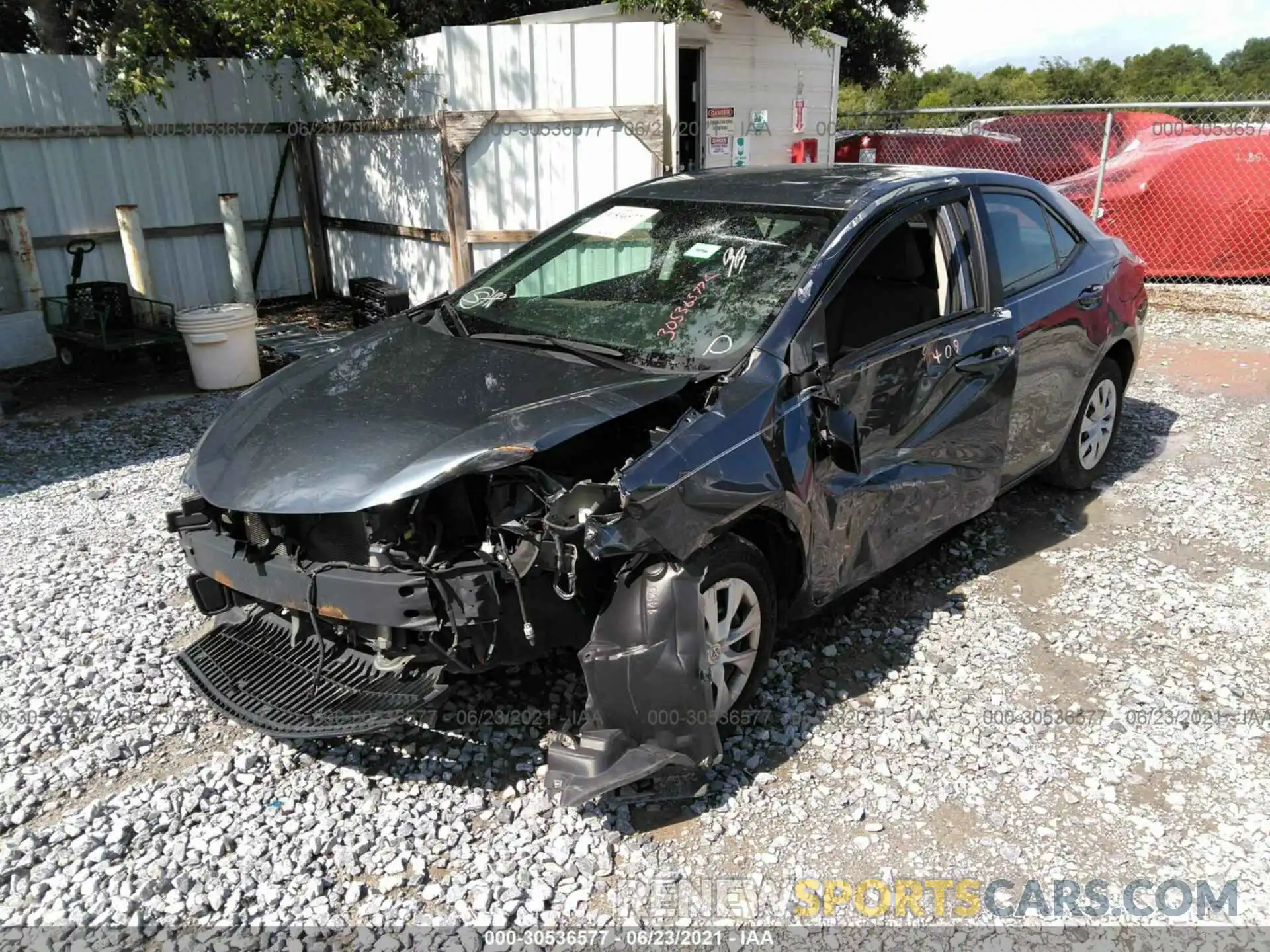 2 Photograph of a damaged car 5YFBURHE1KP937594 TOYOTA COROLLA 2019