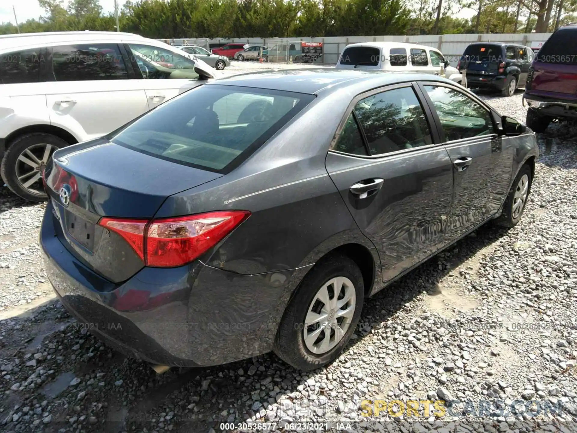 4 Photograph of a damaged car 5YFBURHE1KP937594 TOYOTA COROLLA 2019