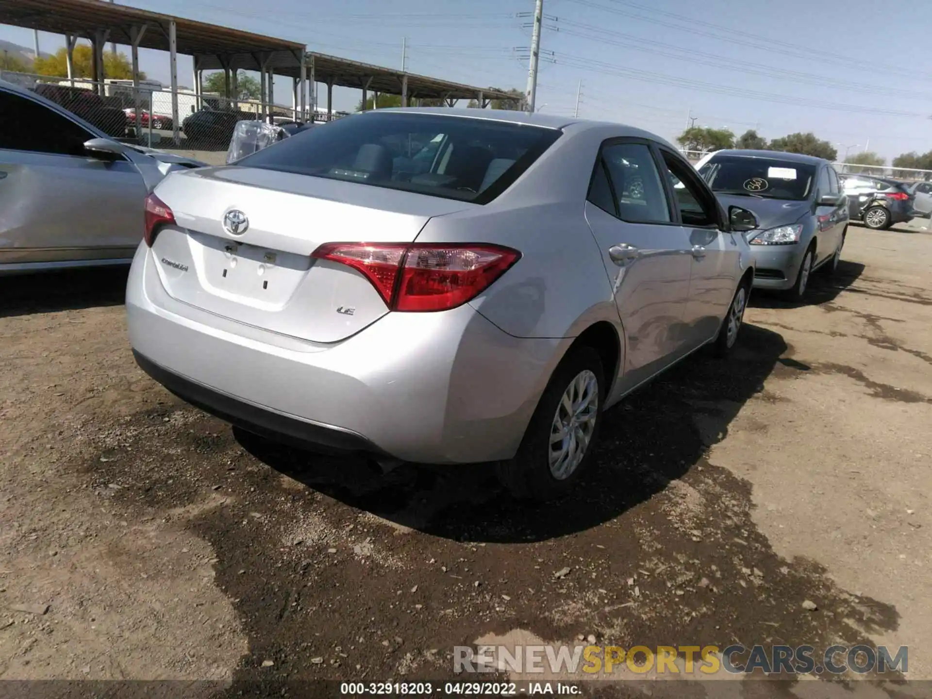 4 Photograph of a damaged car 5YFBURHE1KP937966 TOYOTA COROLLA 2019