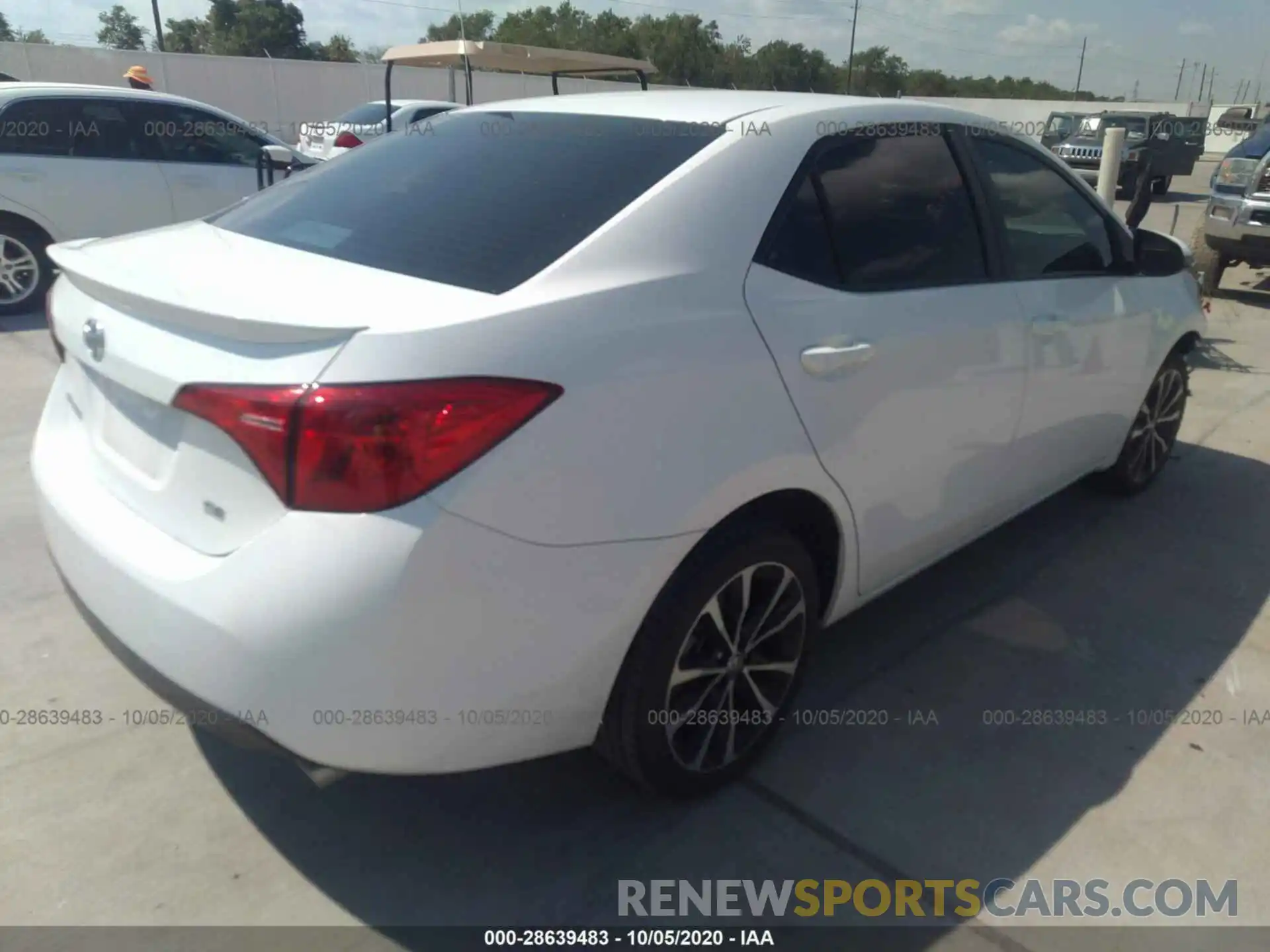 4 Photograph of a damaged car 5YFBURHE1KP938096 TOYOTA COROLLA 2019