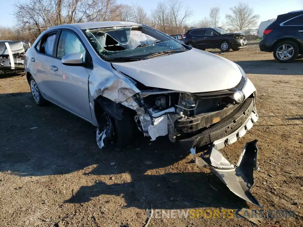 1 Photograph of a damaged car 5YFBURHE1KP938289 TOYOTA COROLLA 2019