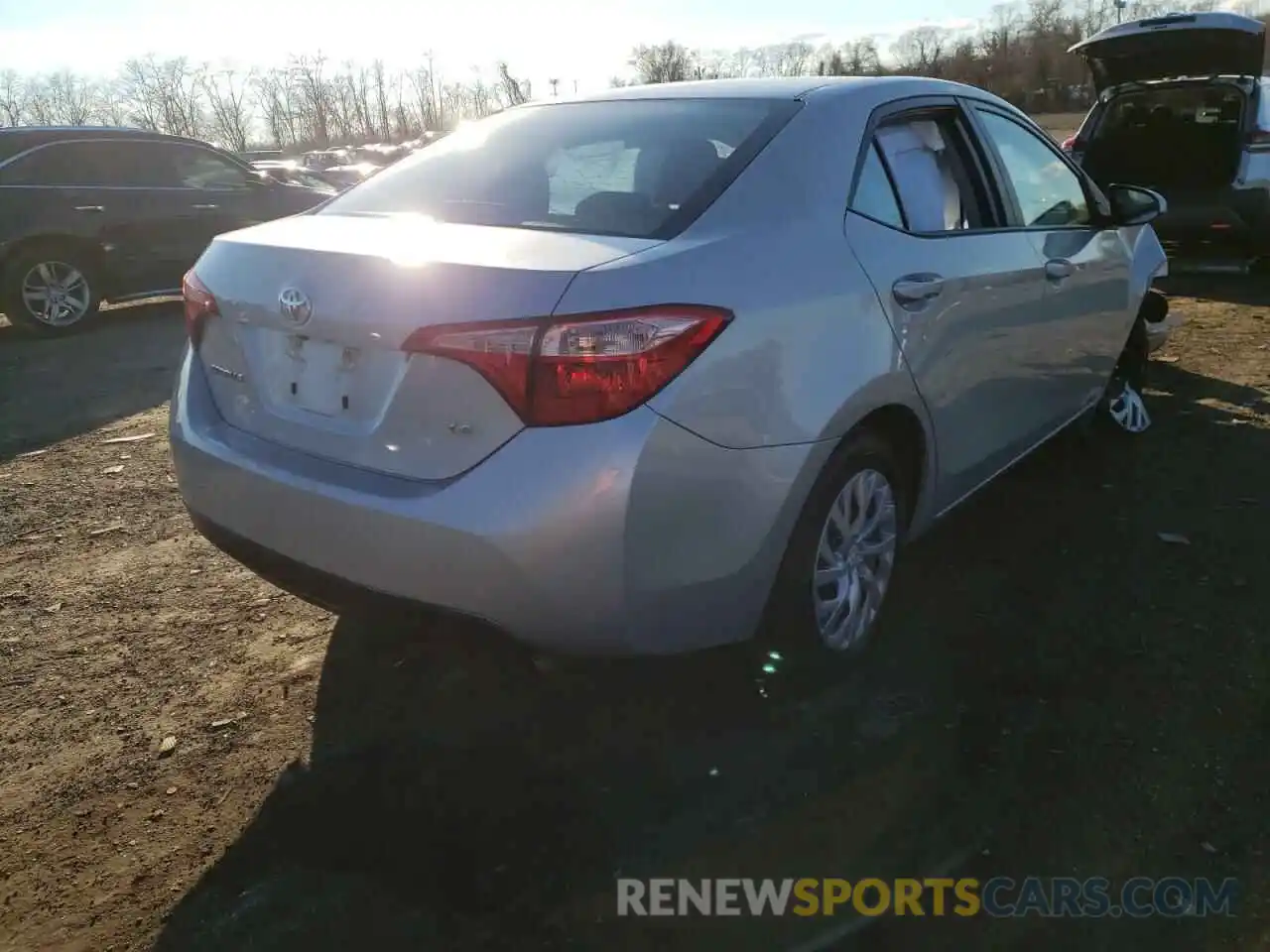 4 Photograph of a damaged car 5YFBURHE1KP938289 TOYOTA COROLLA 2019