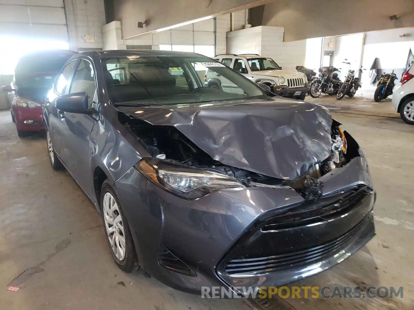 1 Photograph of a damaged car 5YFBURHE1KP938342 TOYOTA COROLLA 2019