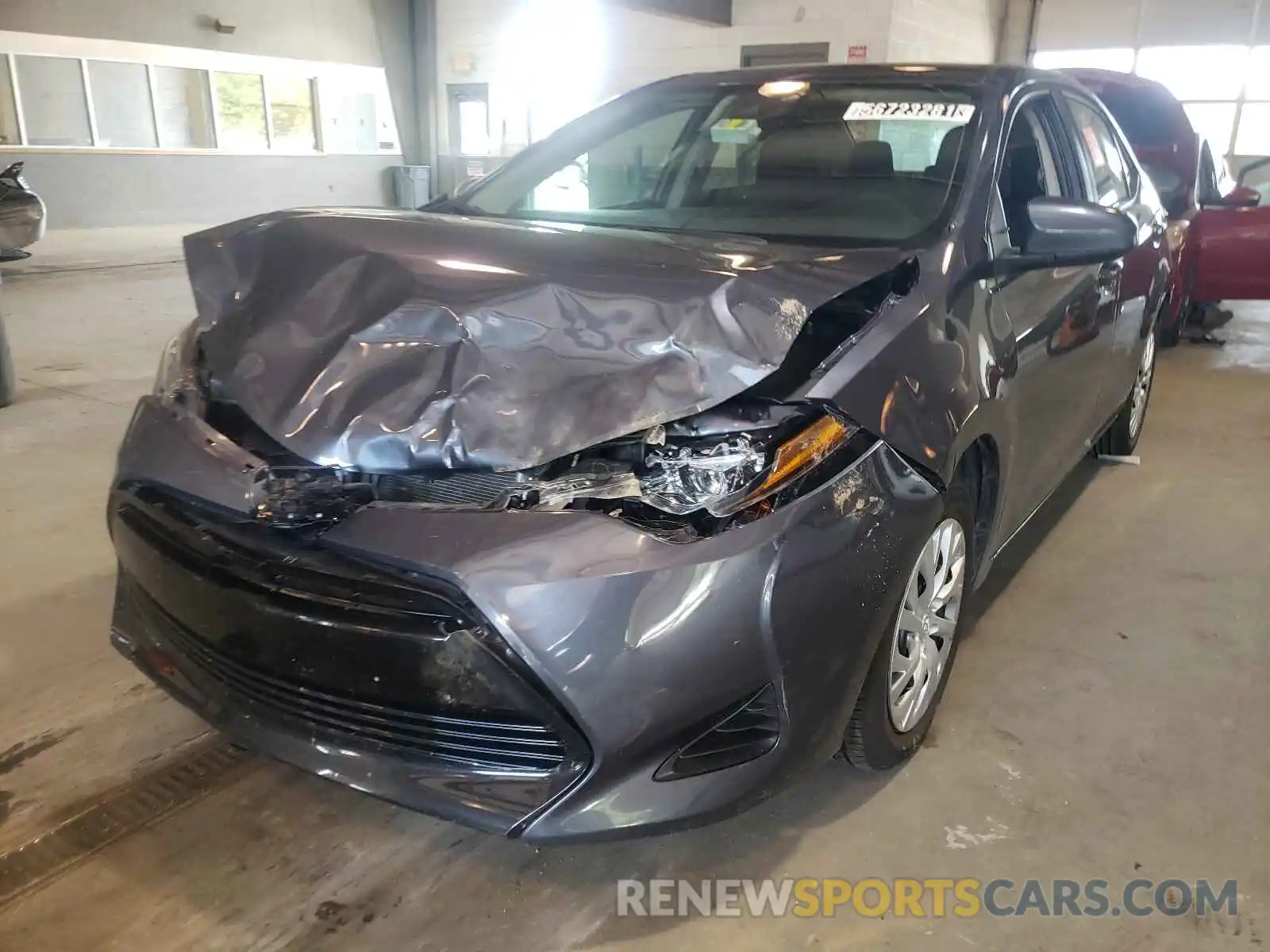 2 Photograph of a damaged car 5YFBURHE1KP938342 TOYOTA COROLLA 2019