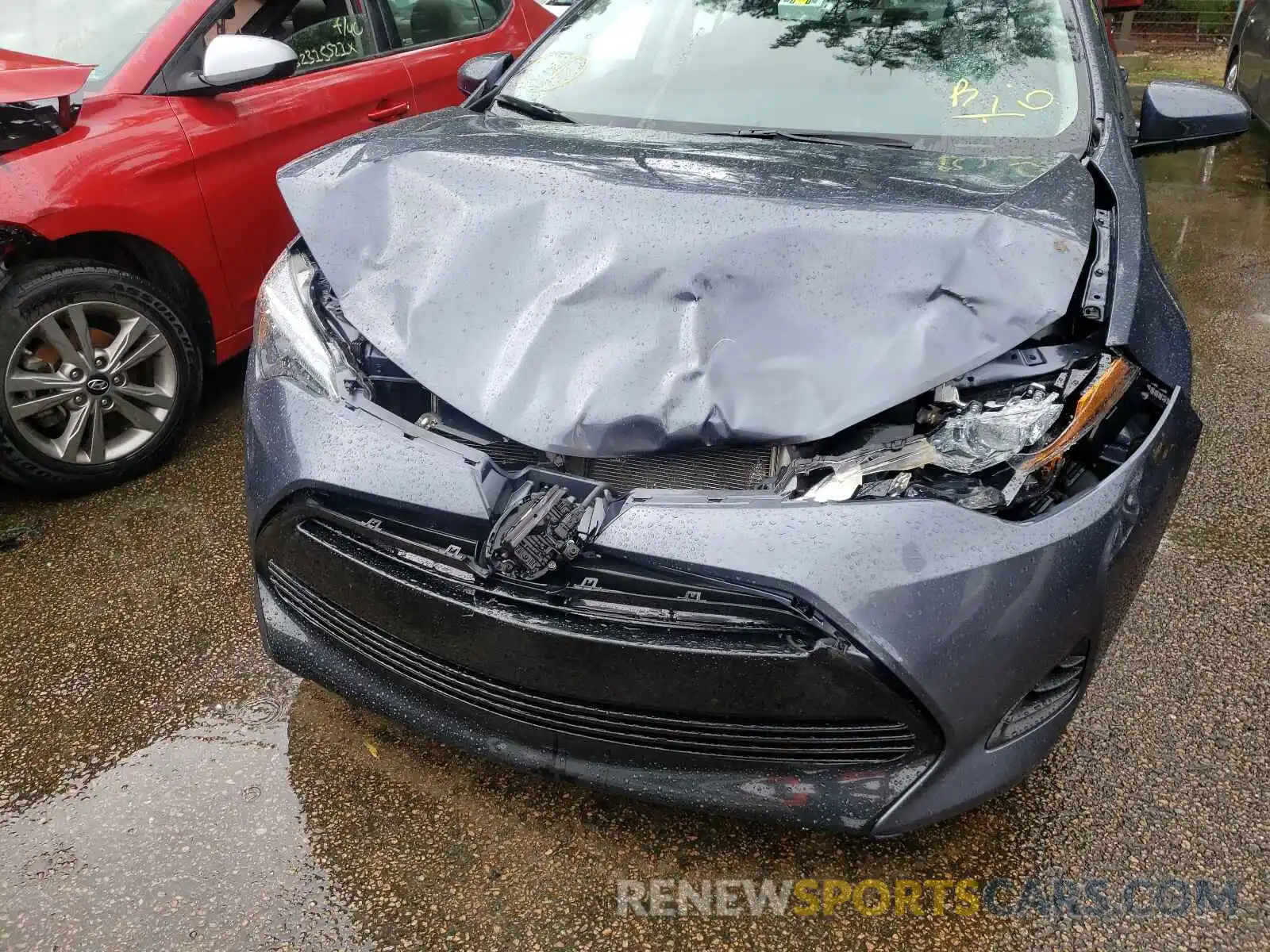 9 Photograph of a damaged car 5YFBURHE1KP938342 TOYOTA COROLLA 2019