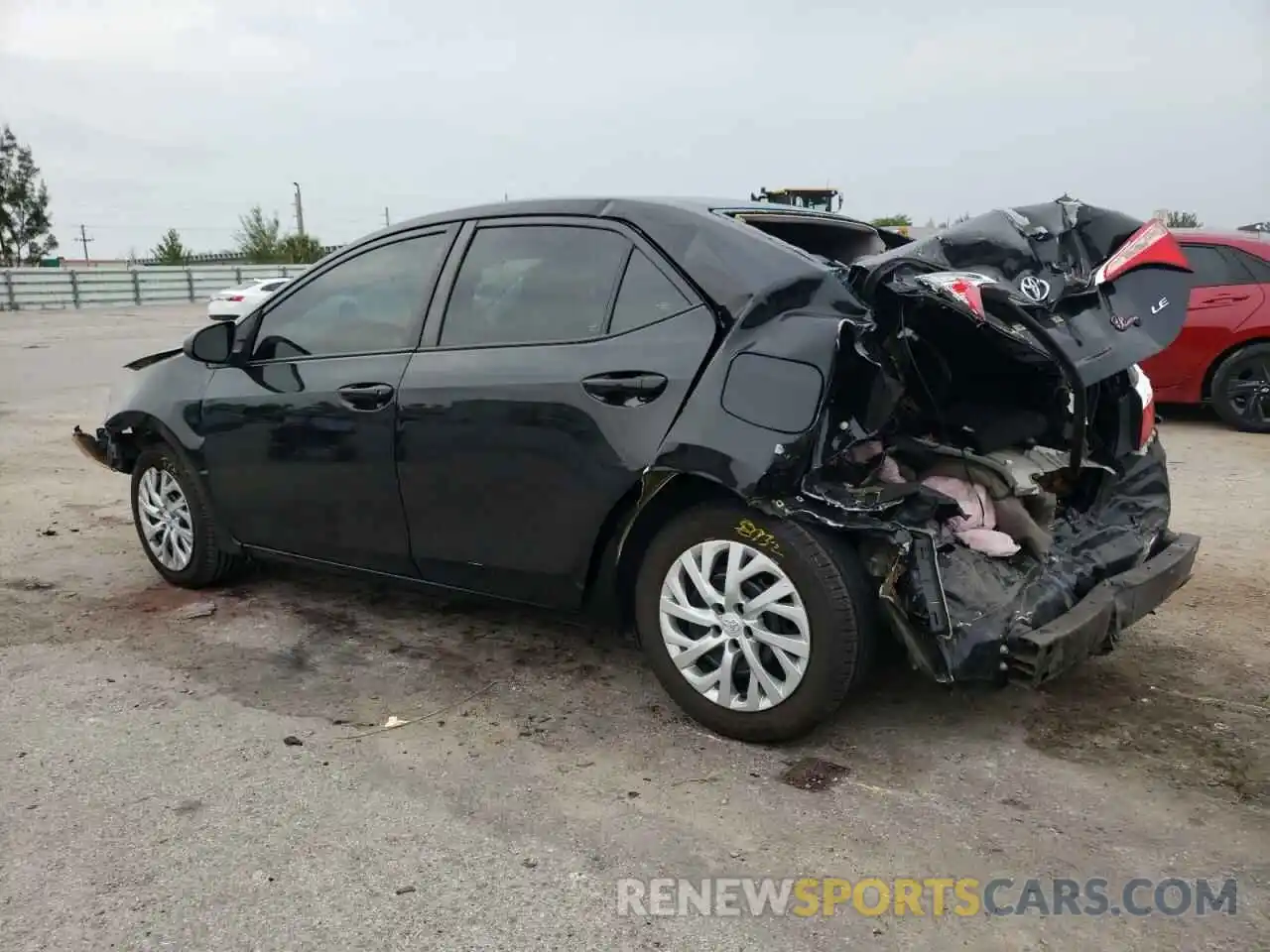 2 Photograph of a damaged car 5YFBURHE1KP938888 TOYOTA COROLLA 2019
