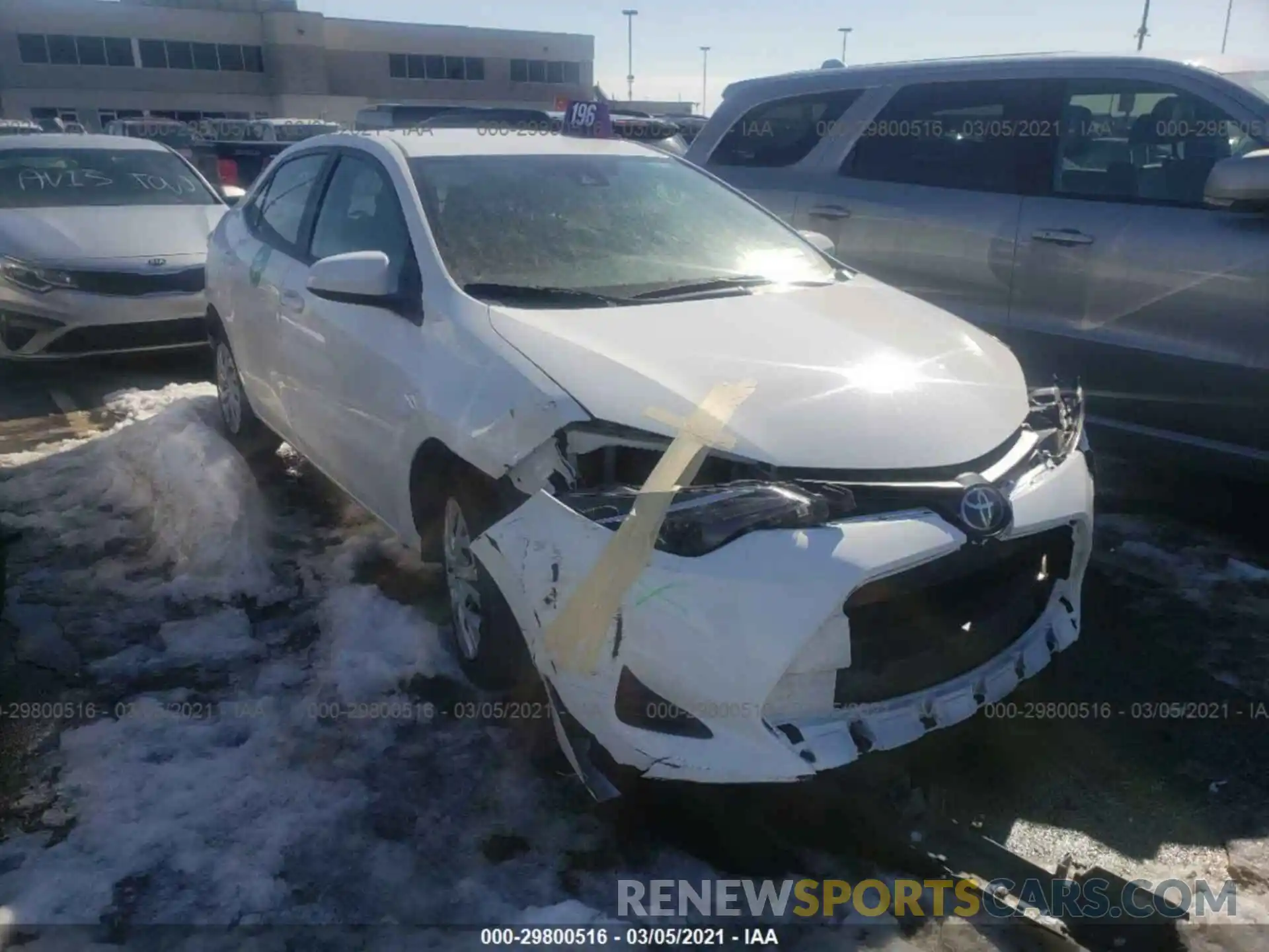 16 Photograph of a damaged car 5YFBURHE1KP938938 TOYOTA COROLLA 2019