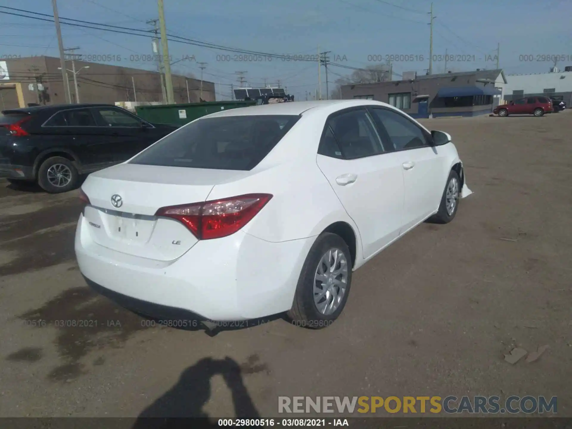 4 Photograph of a damaged car 5YFBURHE1KP938938 TOYOTA COROLLA 2019