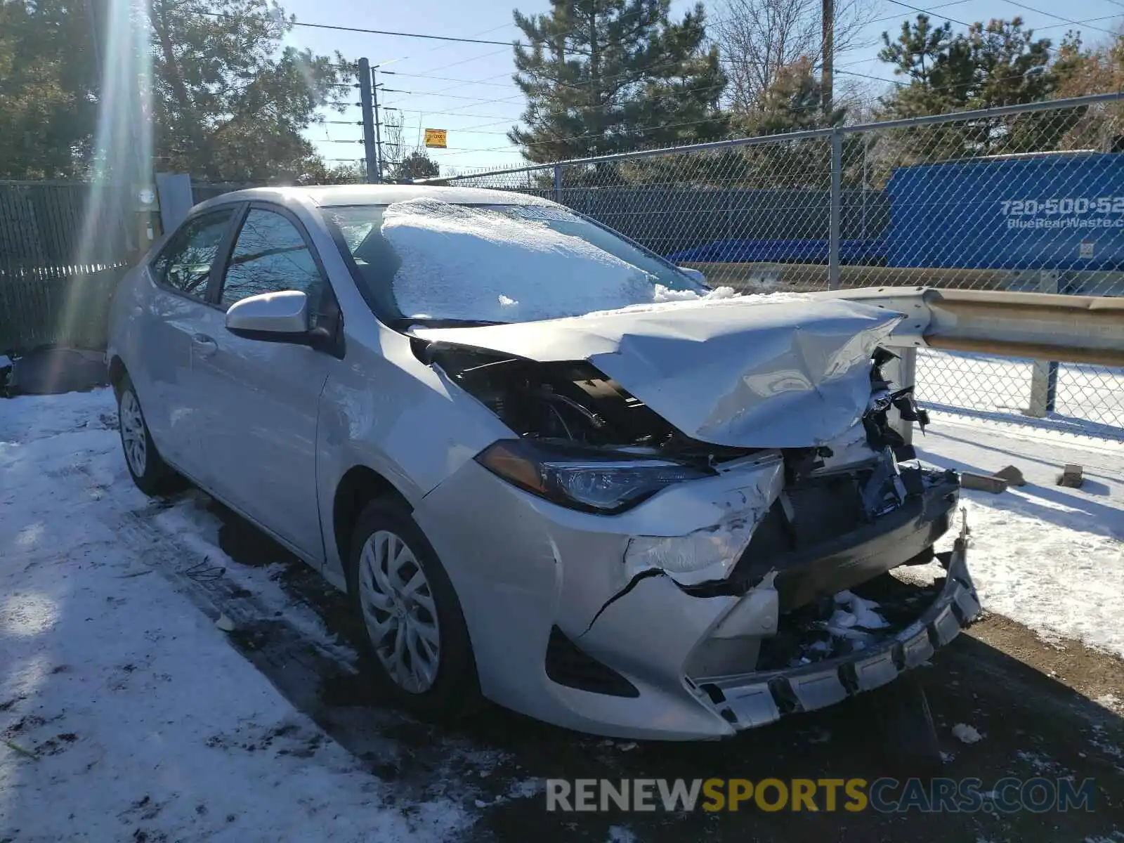 1 Photograph of a damaged car 5YFBURHE1KP939216 TOYOTA COROLLA 2019