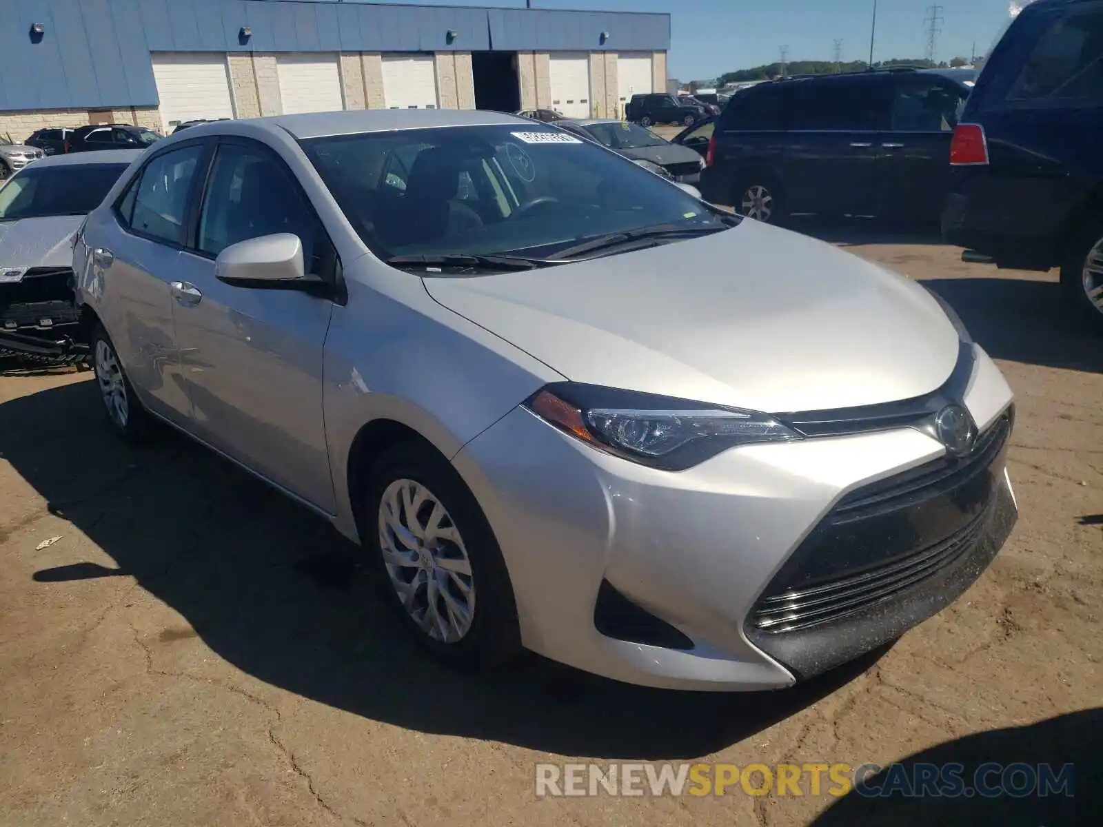 1 Photograph of a damaged car 5YFBURHE1KP939314 TOYOTA COROLLA 2019