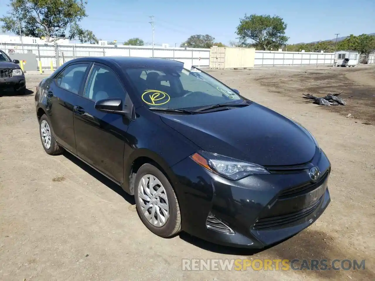 1 Photograph of a damaged car 5YFBURHE1KP939345 TOYOTA COROLLA 2019