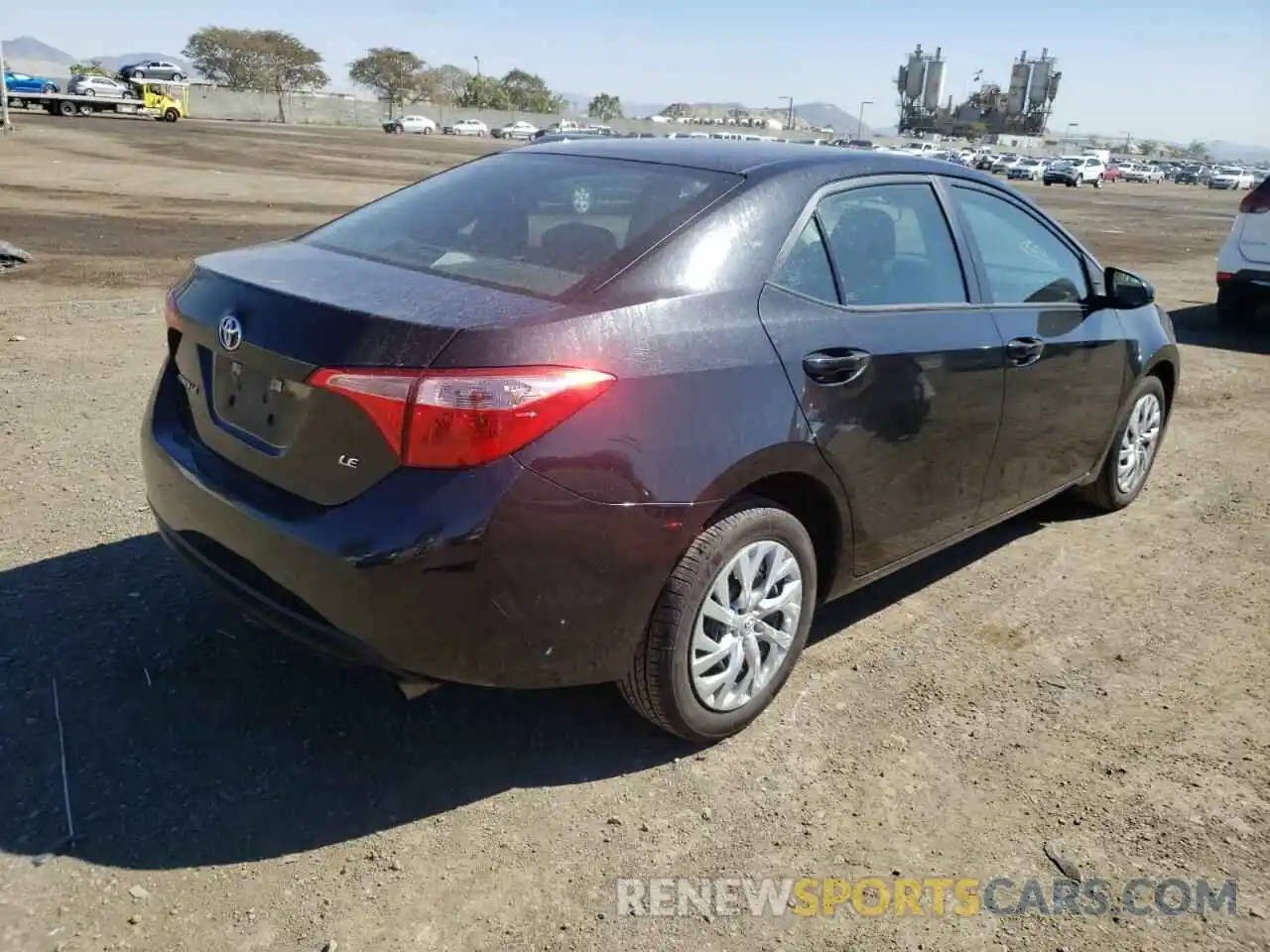 4 Photograph of a damaged car 5YFBURHE1KP939345 TOYOTA COROLLA 2019