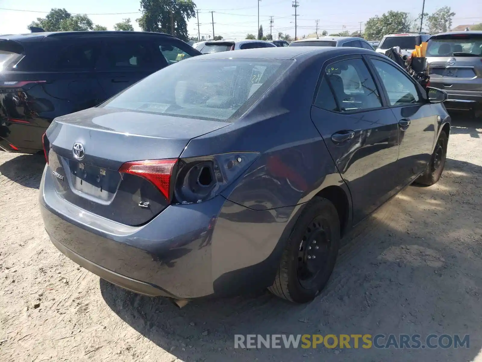 4 Photograph of a damaged car 5YFBURHE1KP939376 TOYOTA COROLLA 2019