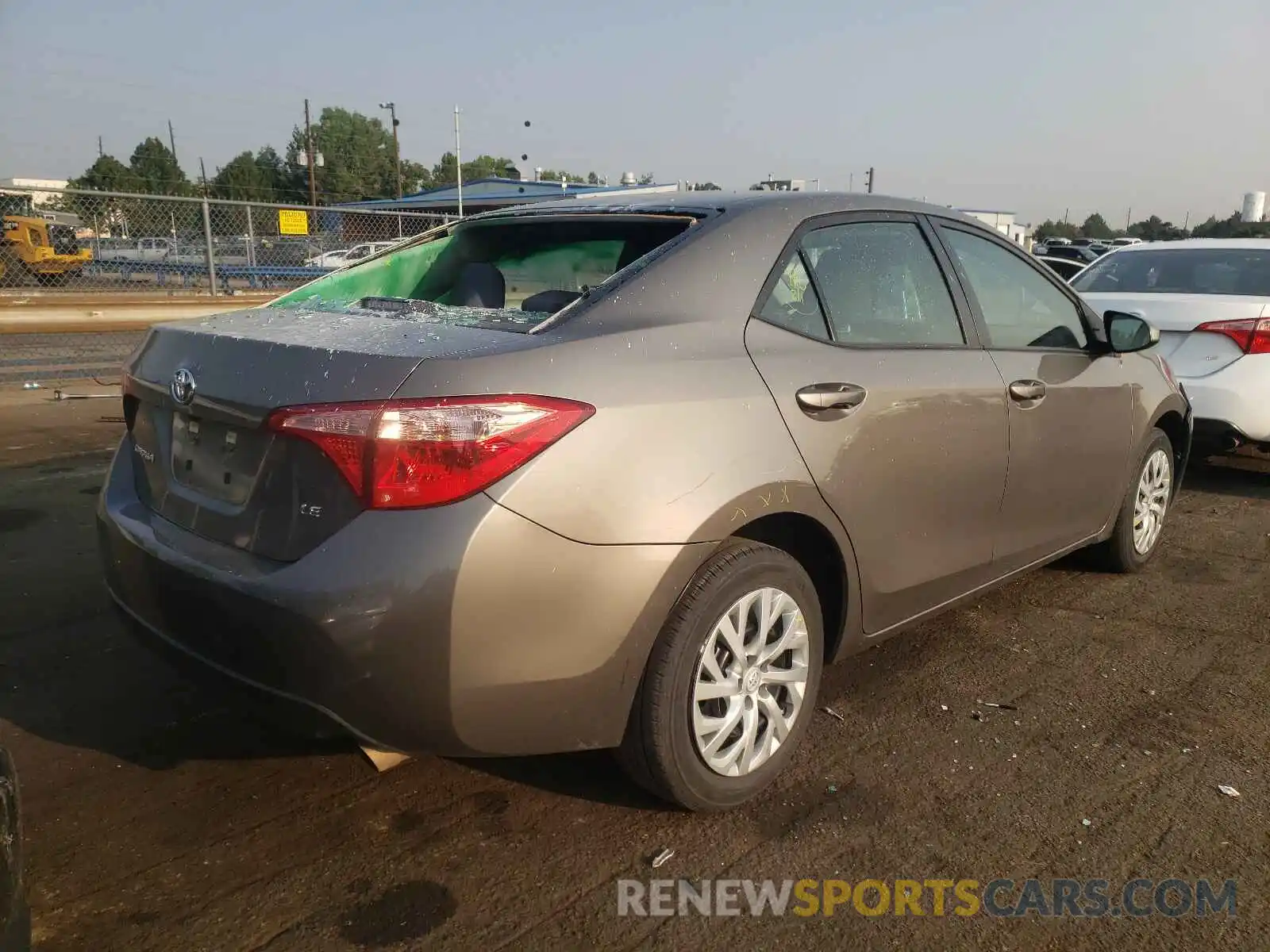 4 Photograph of a damaged car 5YFBURHE1KP939412 TOYOTA COROLLA 2019