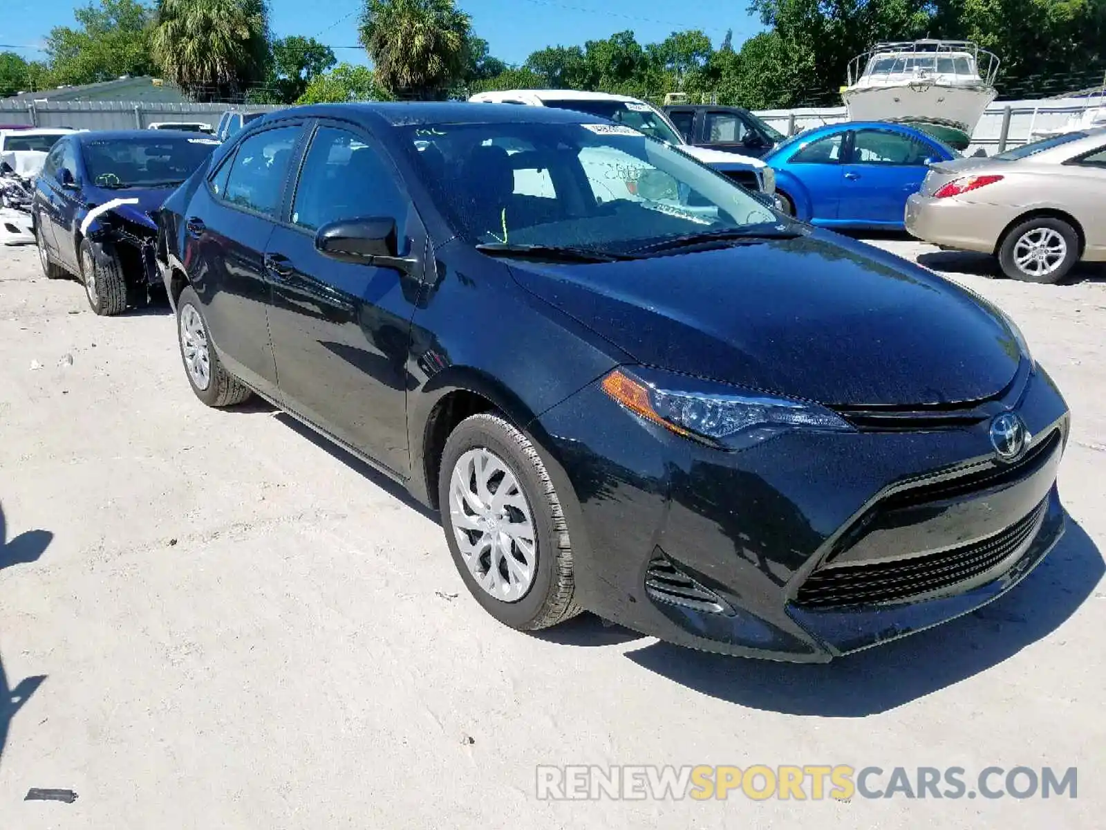 1 Photograph of a damaged car 5YFBURHE1KP939619 TOYOTA COROLLA 2019