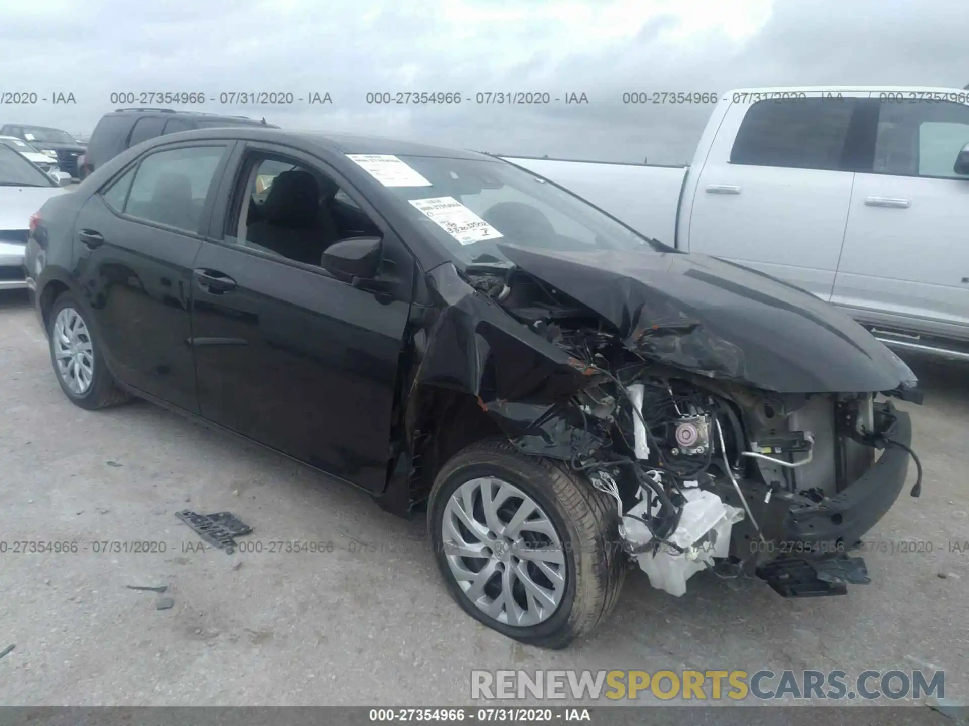 1 Photograph of a damaged car 5YFBURHE1KP939989 TOYOTA COROLLA 2019