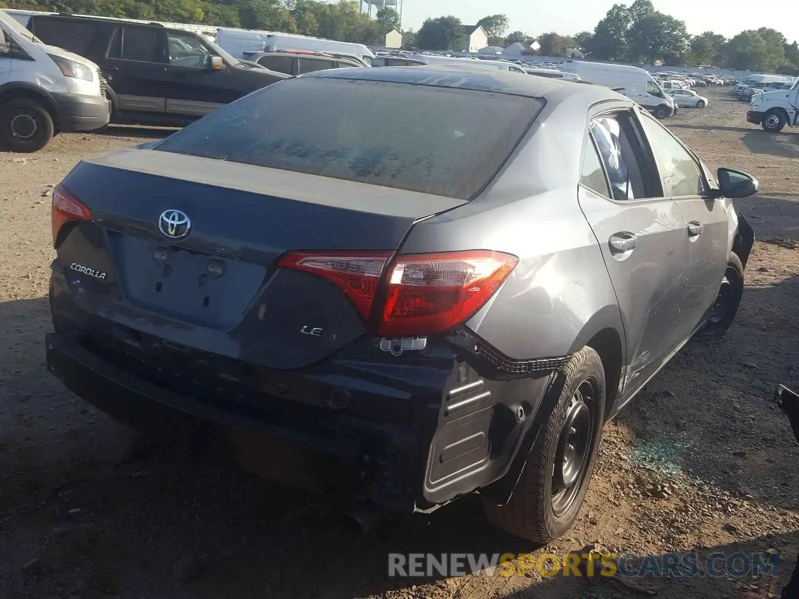 4 Photograph of a damaged car 5YFBURHE1KP940186 TOYOTA COROLLA 2019