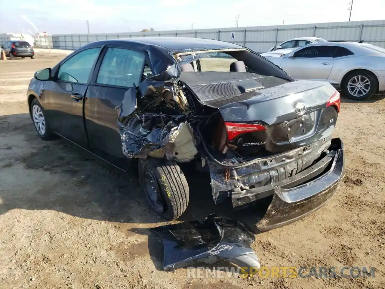 3 Photograph of a damaged car 5YFBURHE1KP940219 TOYOTA COROLLA 2019