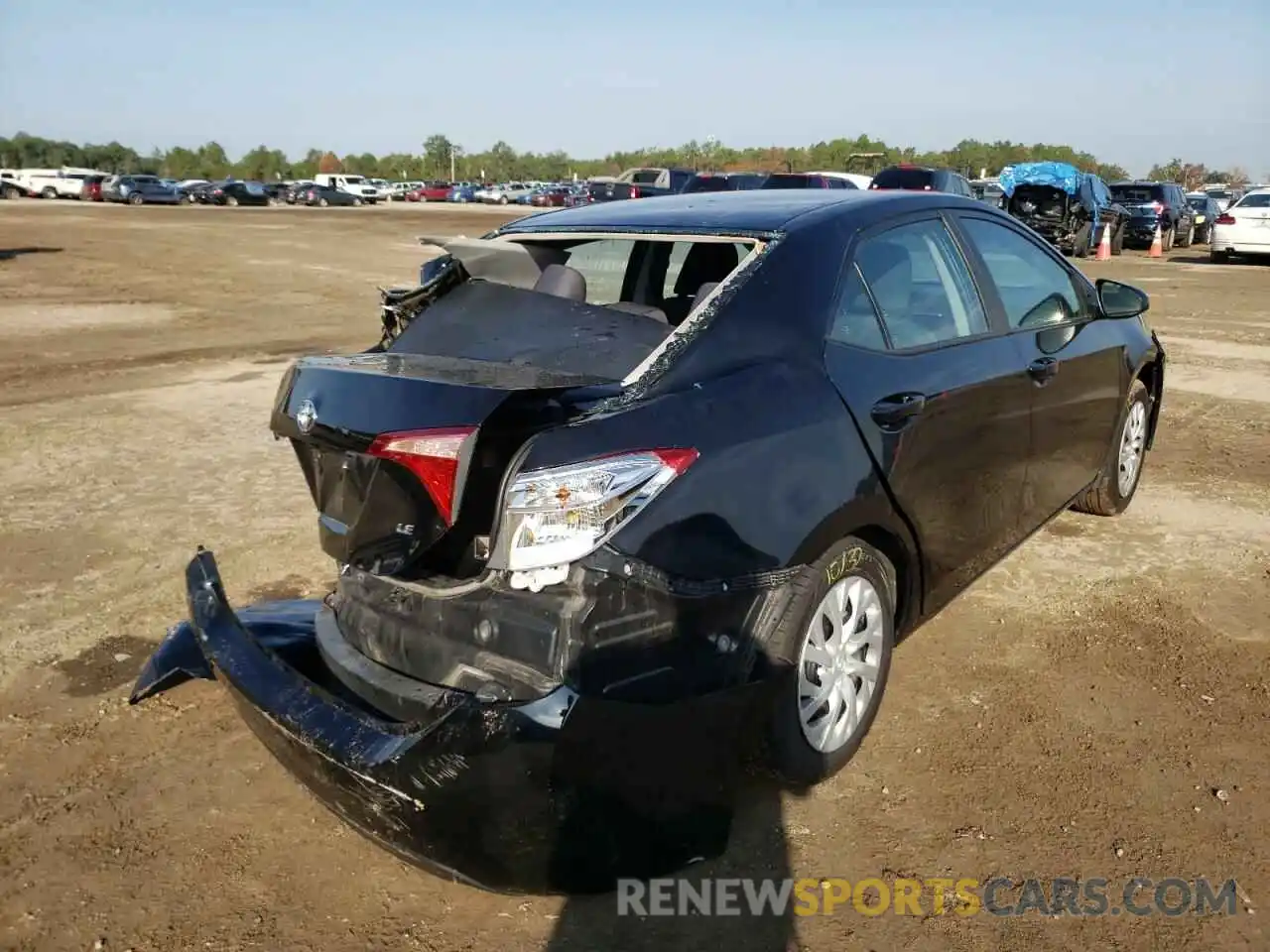 4 Photograph of a damaged car 5YFBURHE1KP940219 TOYOTA COROLLA 2019