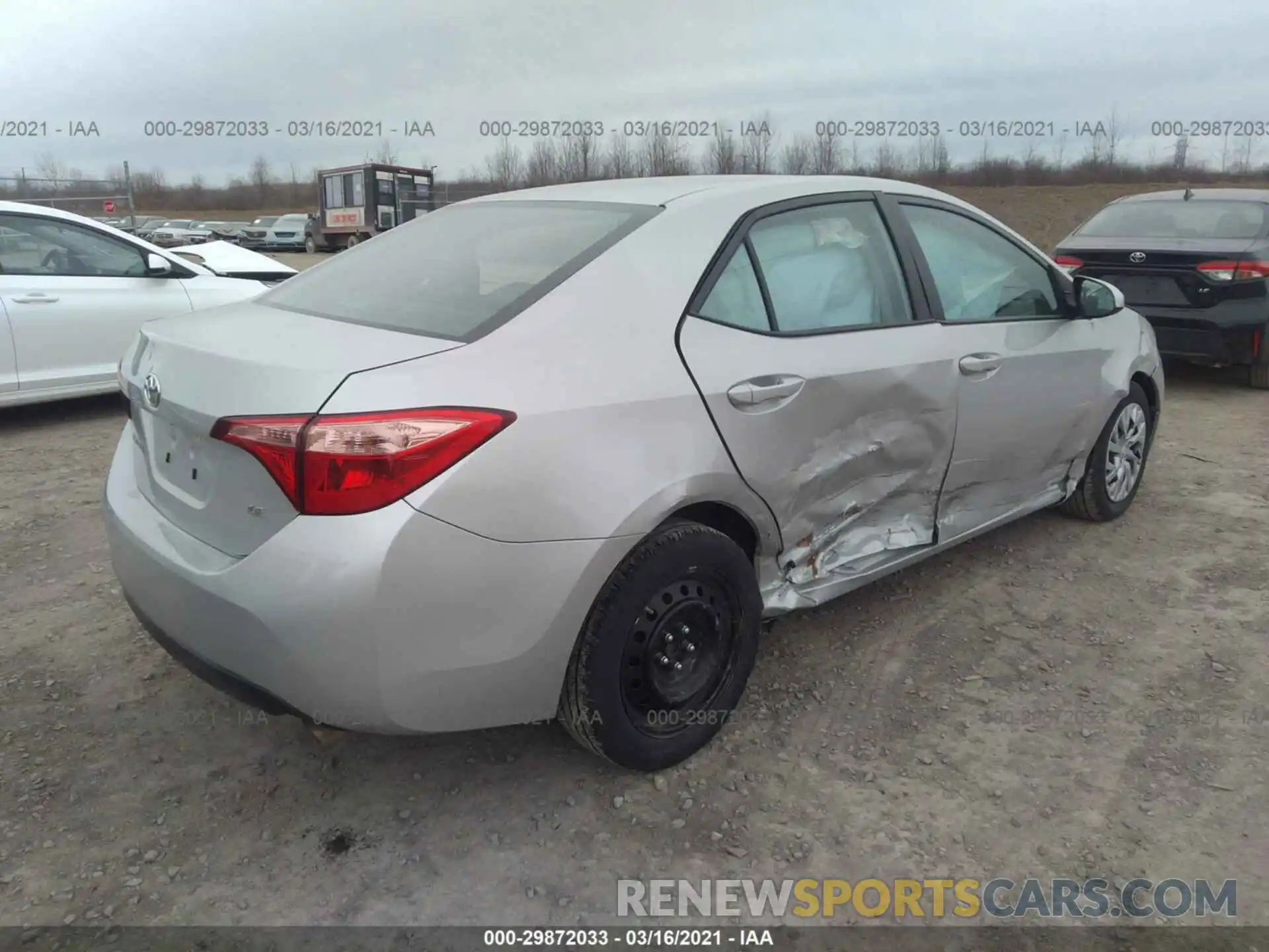 4 Photograph of a damaged car 5YFBURHE1KP940592 TOYOTA COROLLA 2019